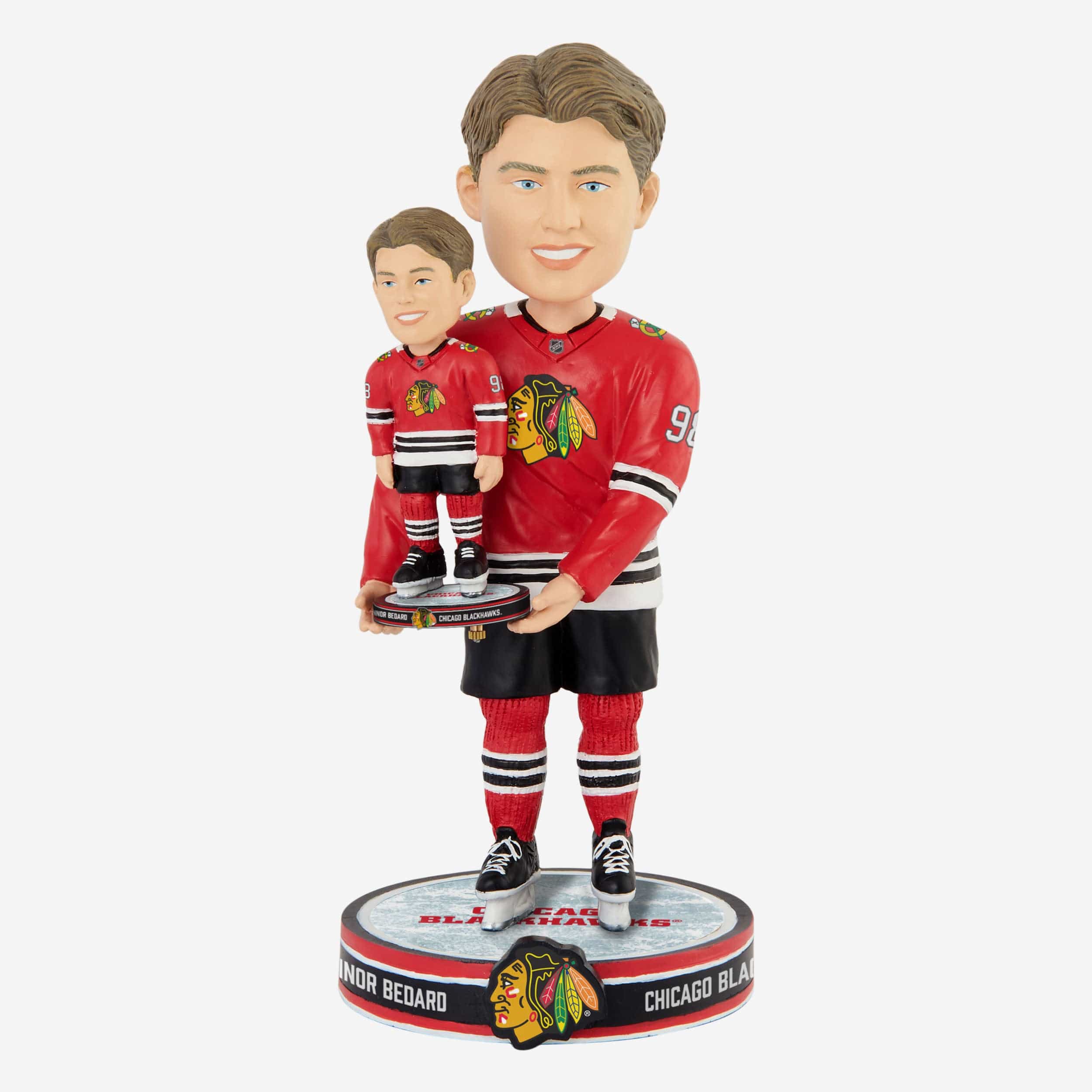 Connor Bedard Chicago Blackhawks Bobble Dubblz Bobblehead