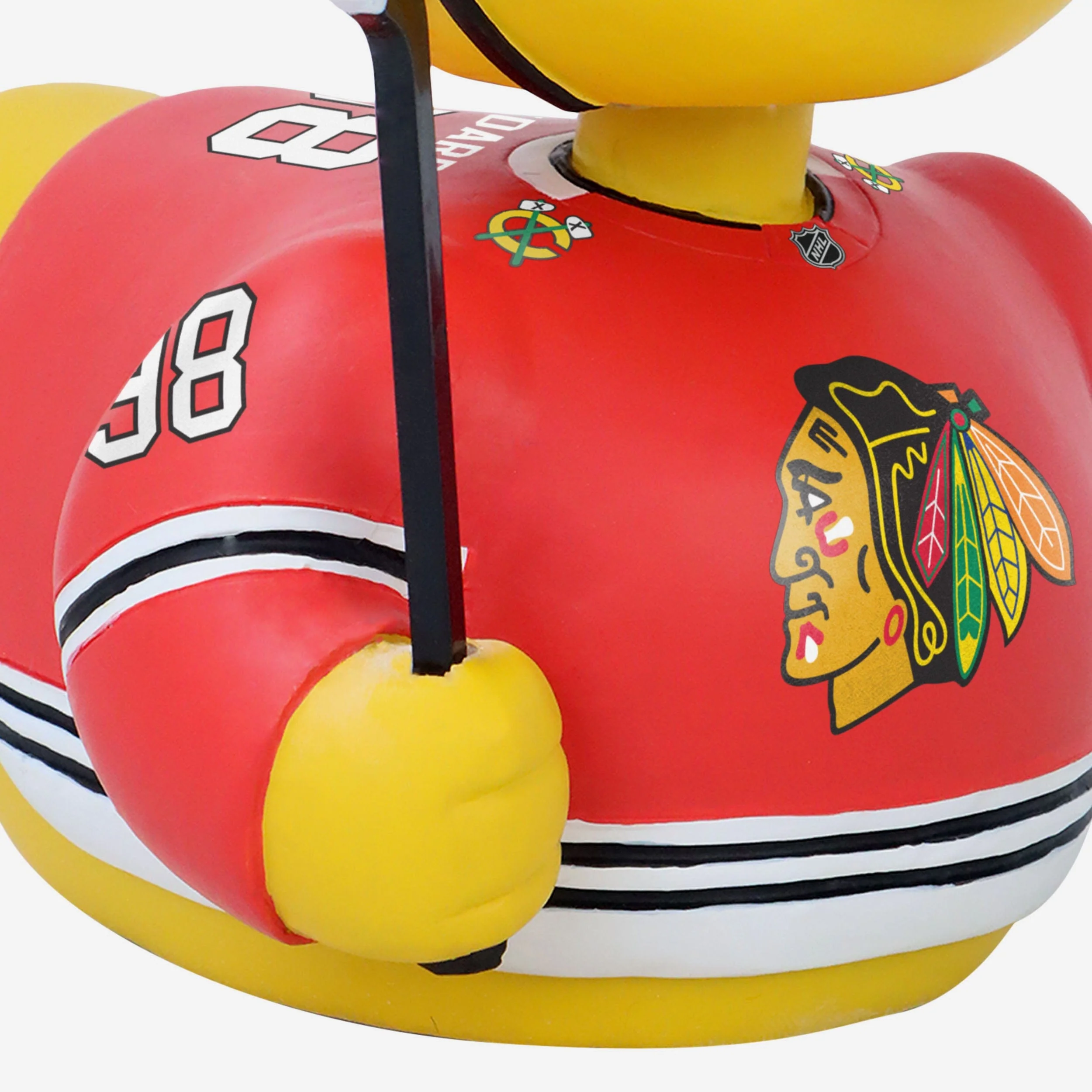 Connor Bedard Chicago Blackhawks Player Bobble Duck Mini Bobblehead - Image 3