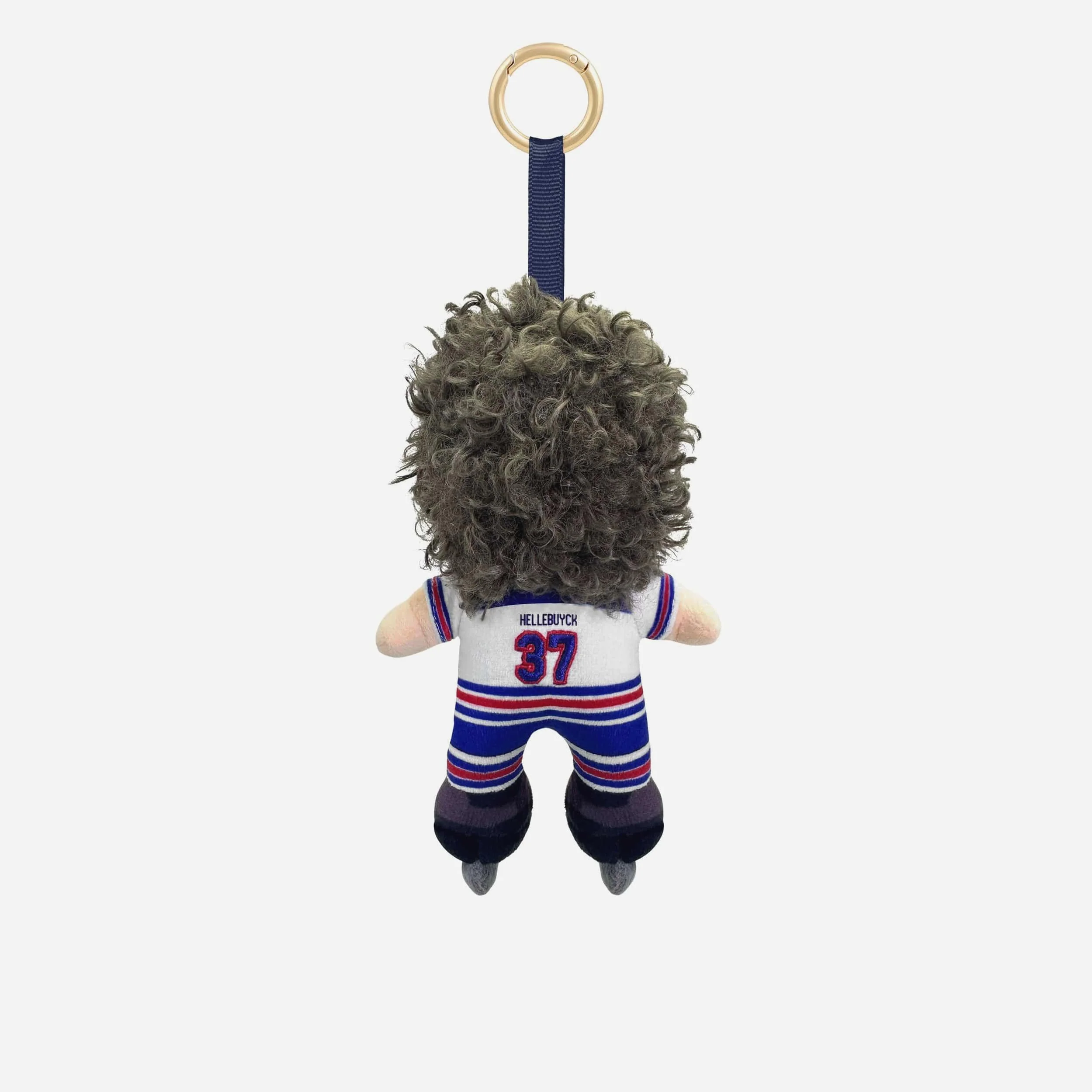 Connor Hellebuyck Team USA Men's Hockey Plush Player Bag Charm Keychain - Image 2