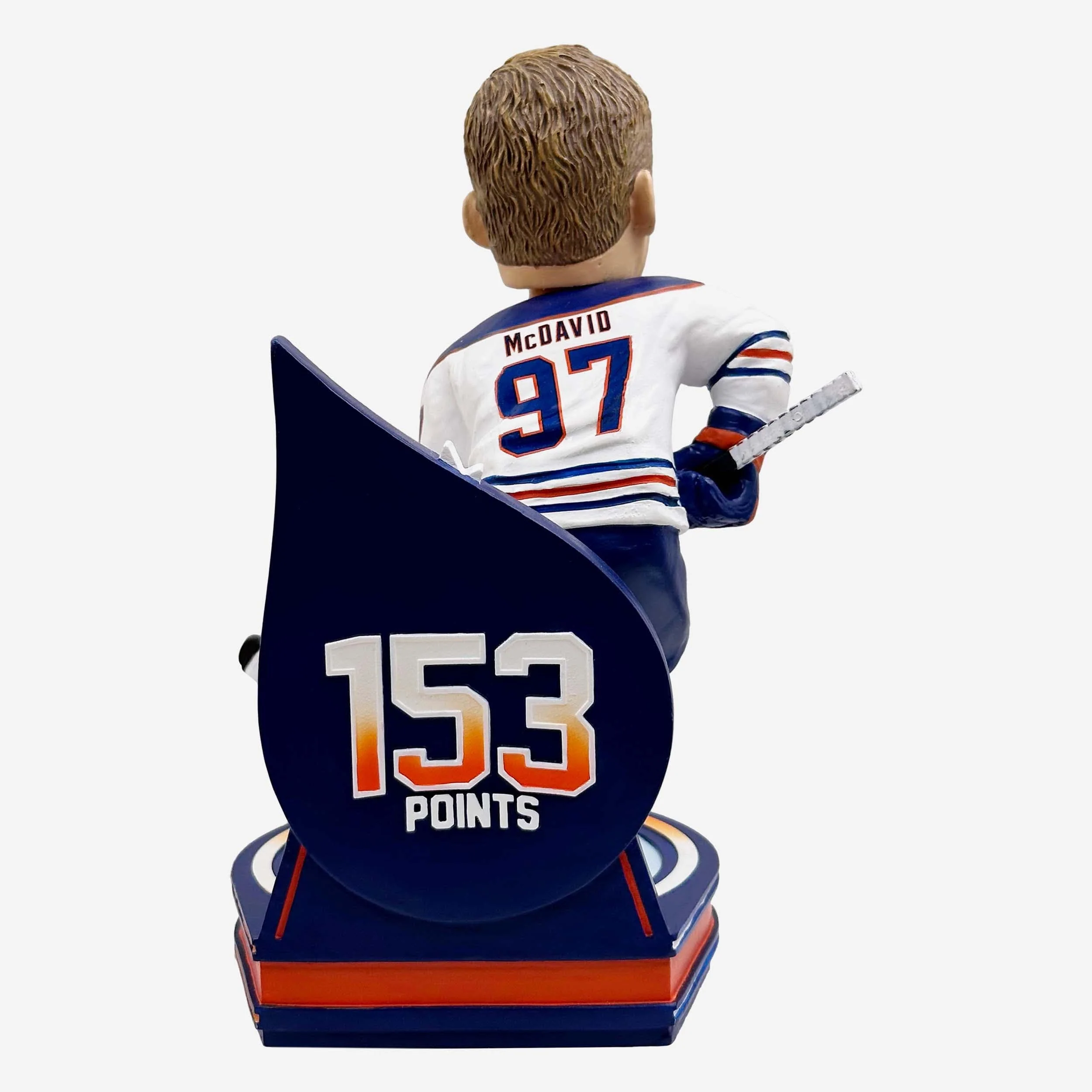 Connor McDavid Edmonton Oilers 60 Goals & 150 Points Bobblehead - Image 5
