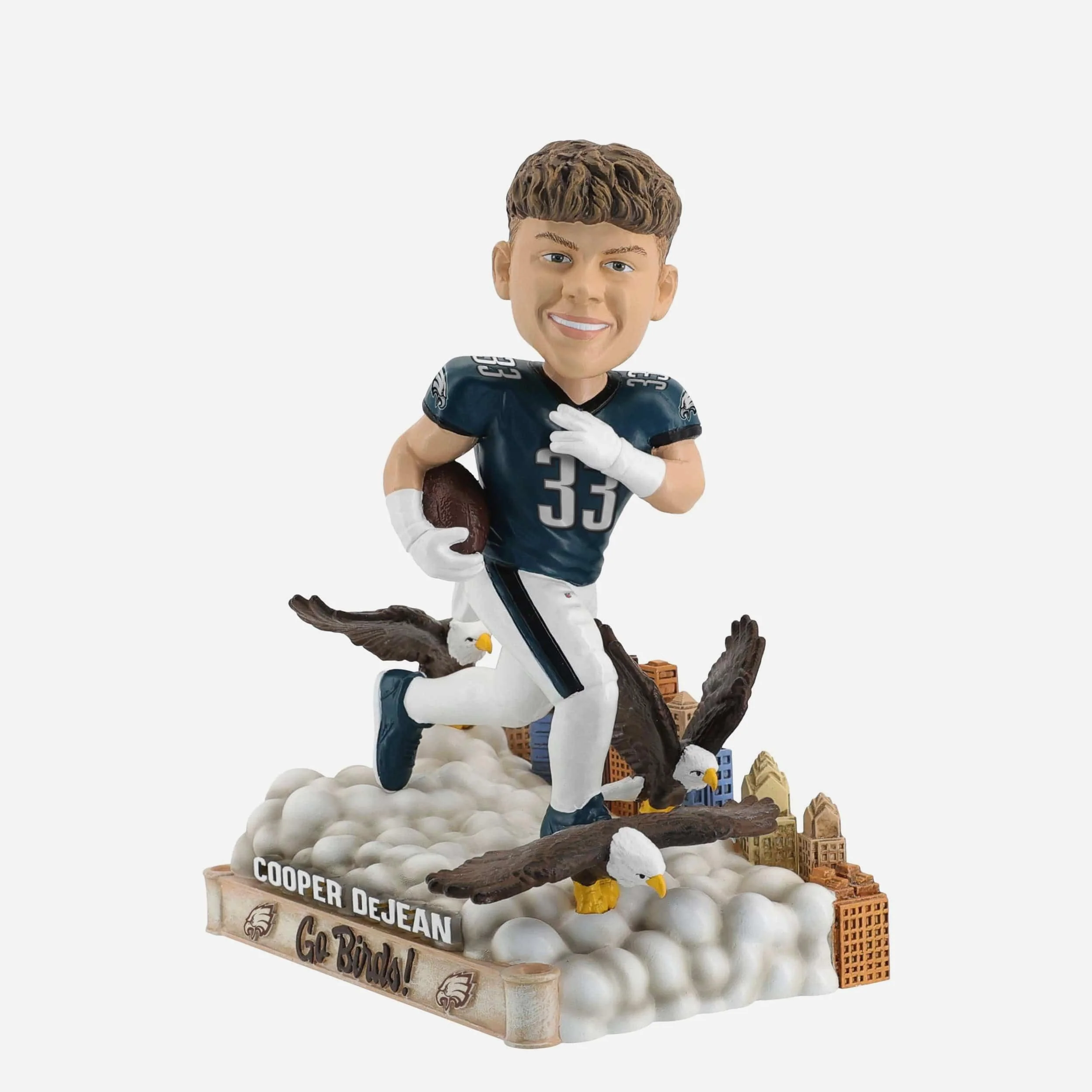 Cooper DeJean Philadelphia Eagles Go Birds Bobblehead - Image 4