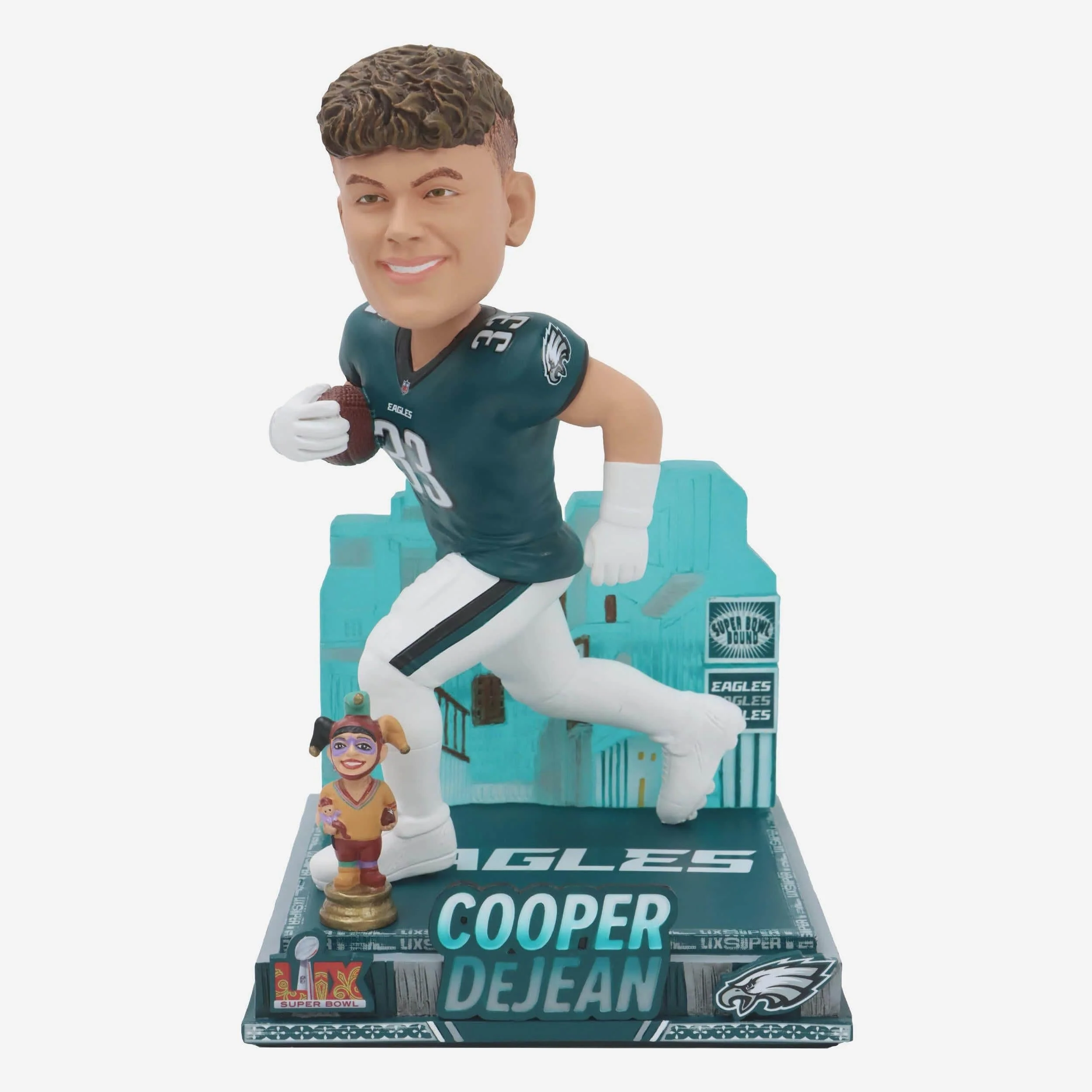 Cooper DeJean Philadelphia Eagles Super Bowl LIX Bound Light Up Bobblehead