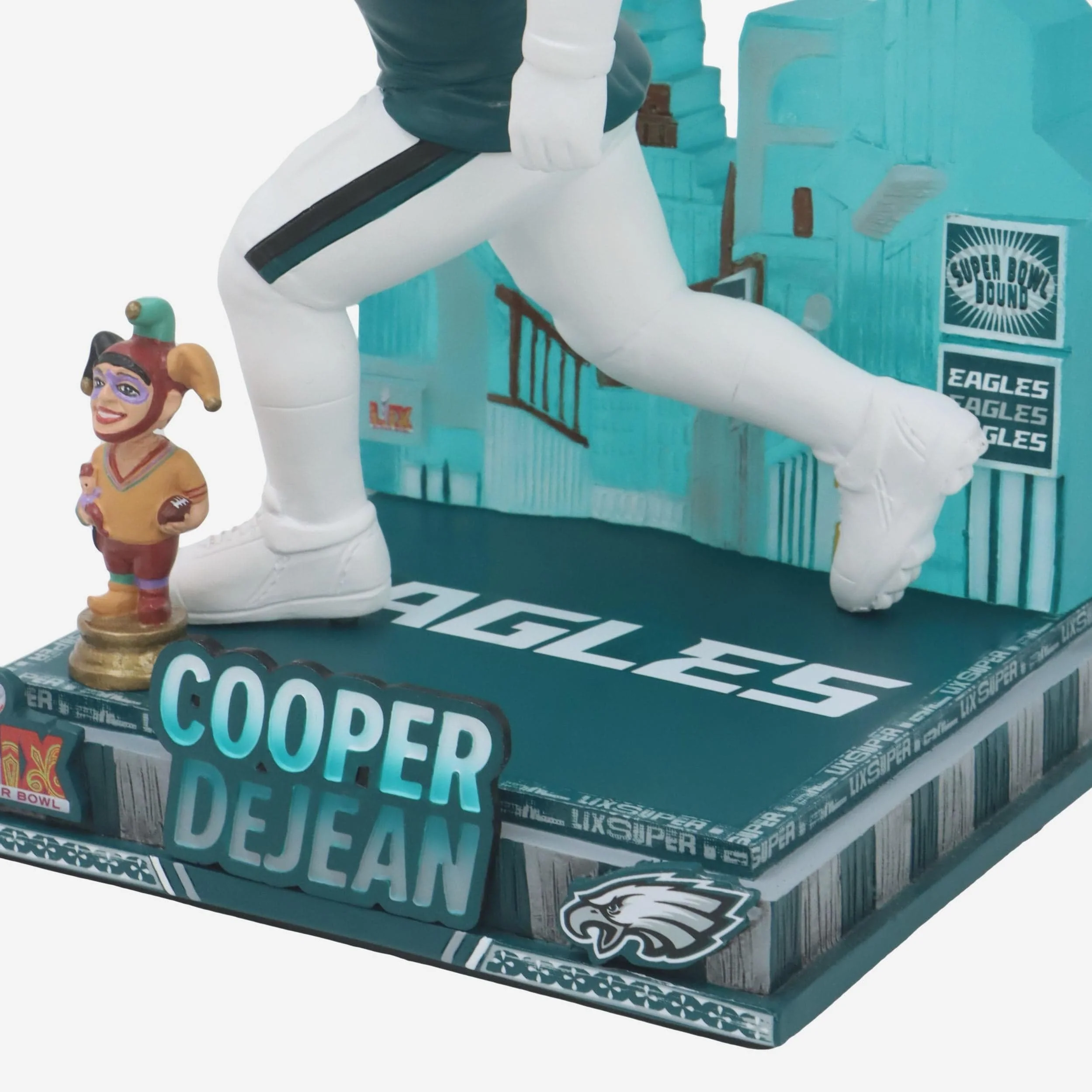Cooper DeJean Philadelphia Eagles Super Bowl LIX Bound Light Up Bobblehead - Image 4