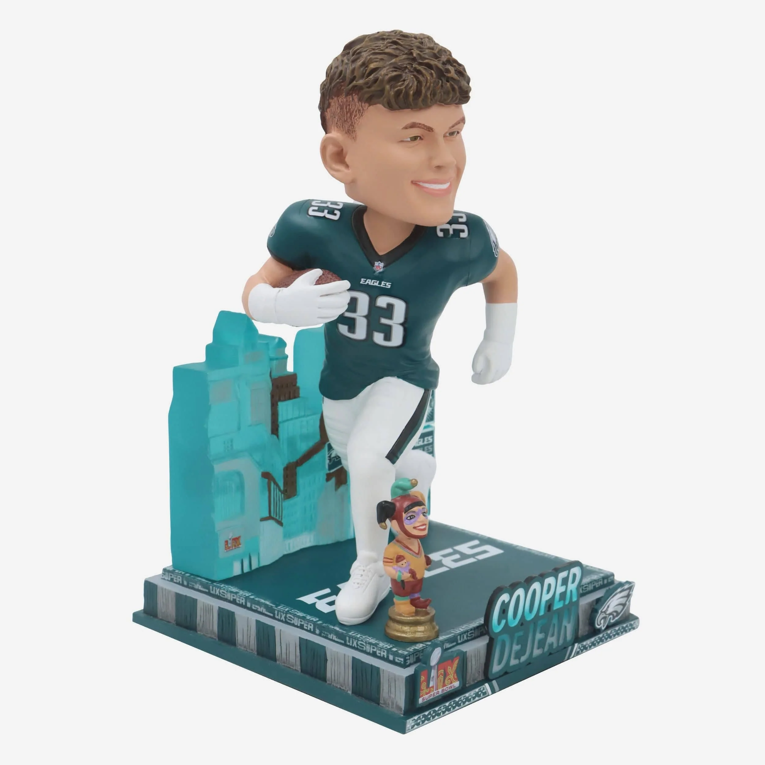 Cooper DeJean Philadelphia Eagles Super Bowl LIX Bound Light Up Bobblehead - Image 5