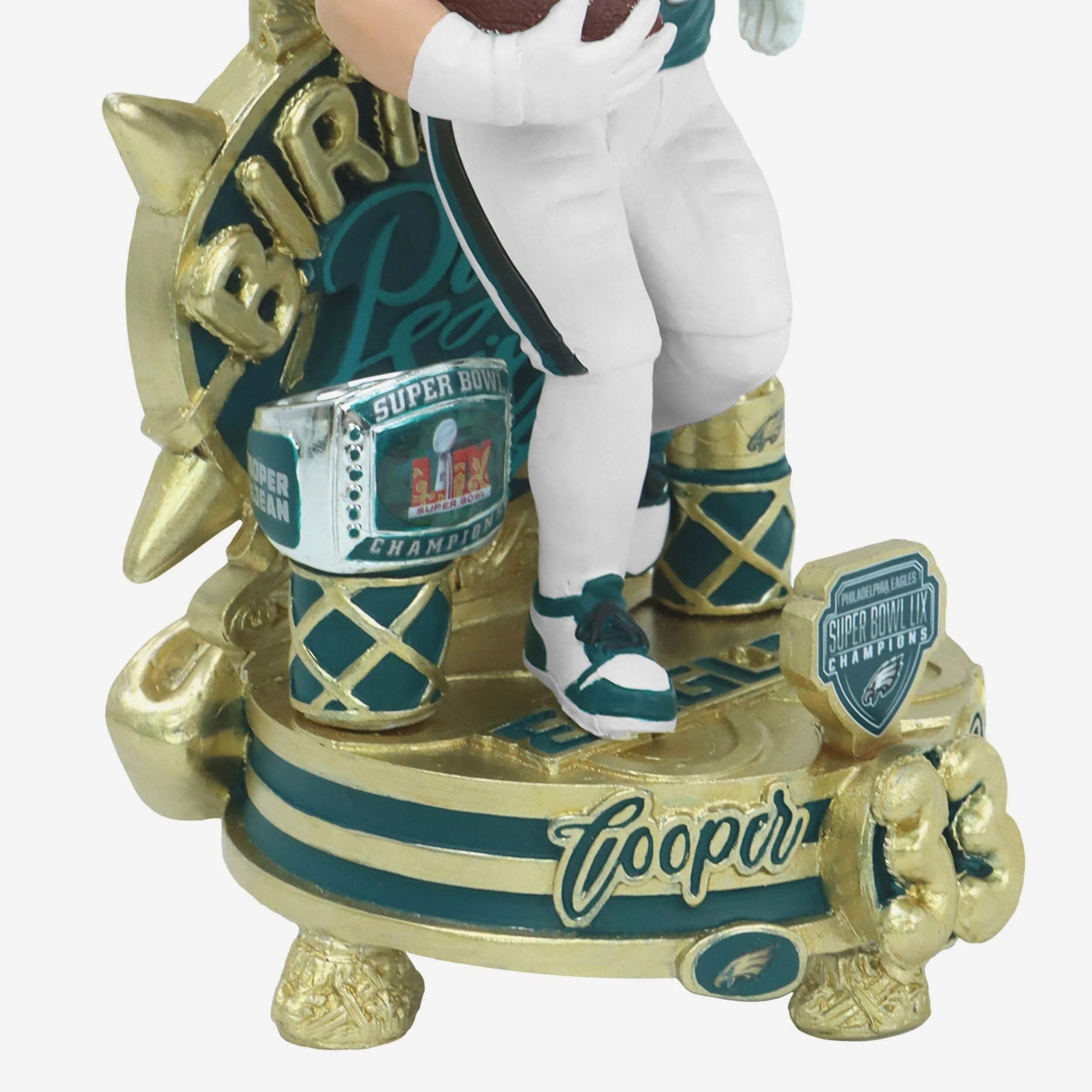 Cooper DeJean Philadelphia Eagles Super Bowl LIX Champions Birthday Pick 6 Bobblehead - Image 3