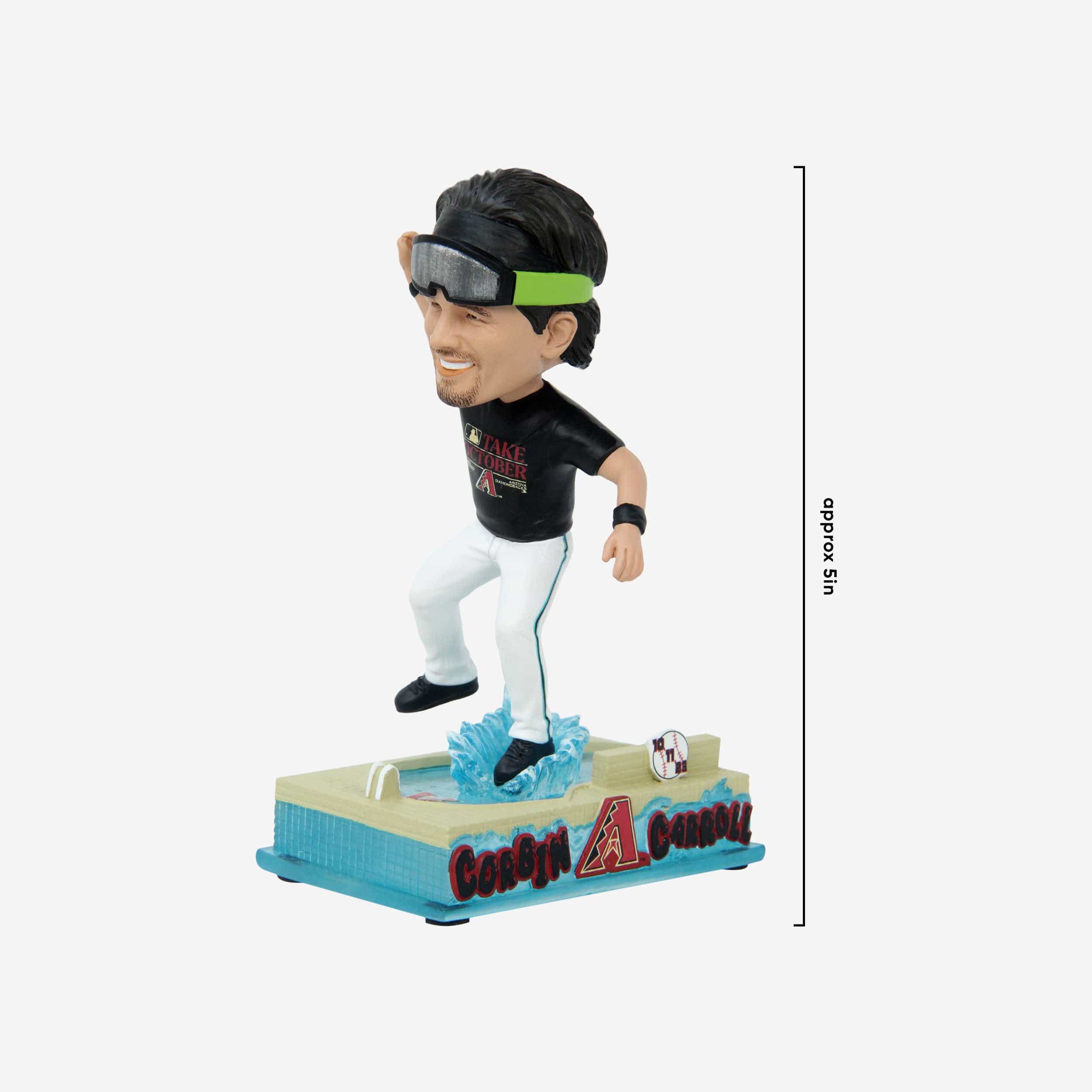 Corbin Carroll Arizona Diamondbacks Playoff Pool Party Mini Bobblehead Scene - Image 4