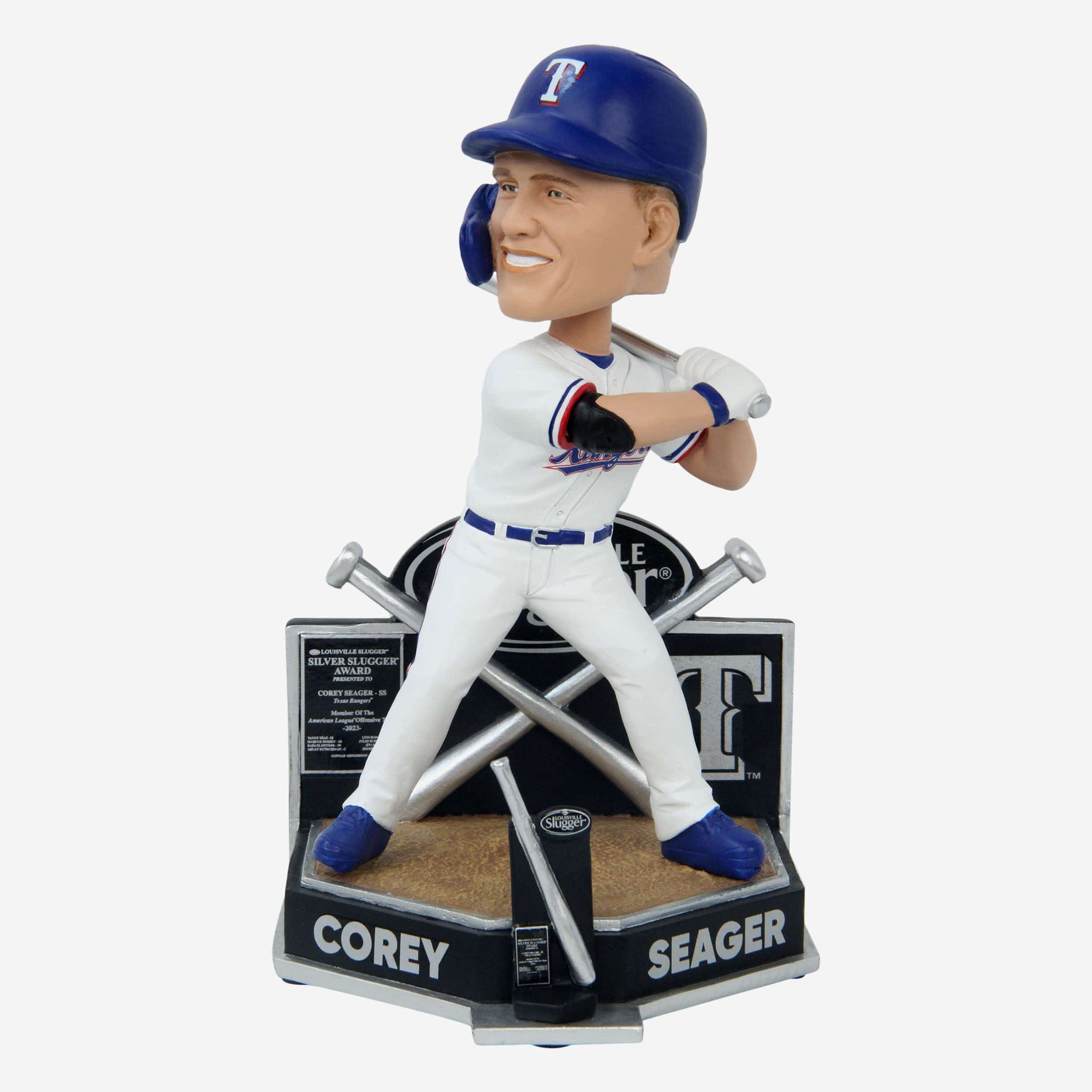 Corey Seager Texas Rangers 2023 Silver Slugger Bobblehead