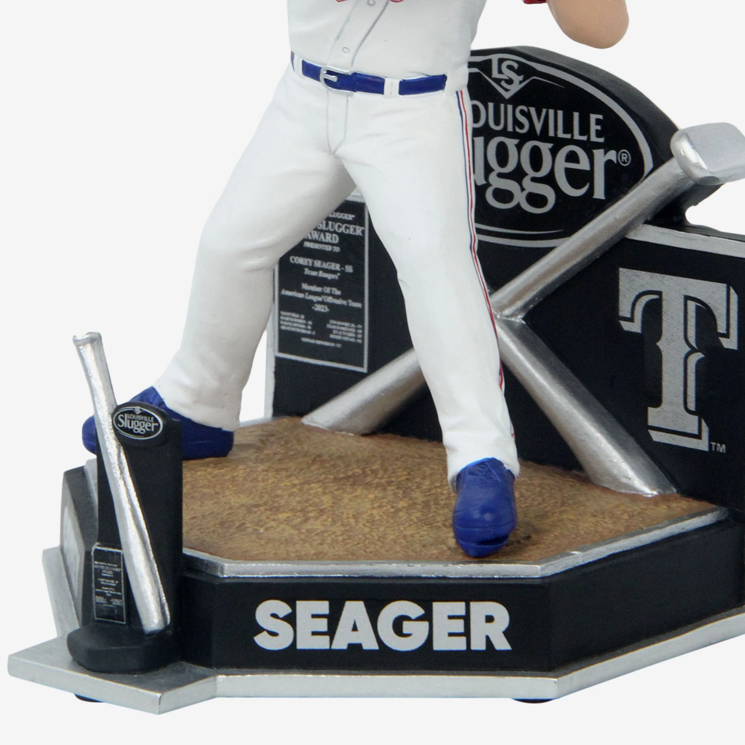 Corey Seager Texas Rangers 2023 Silver Slugger Bobblehead - Image 3