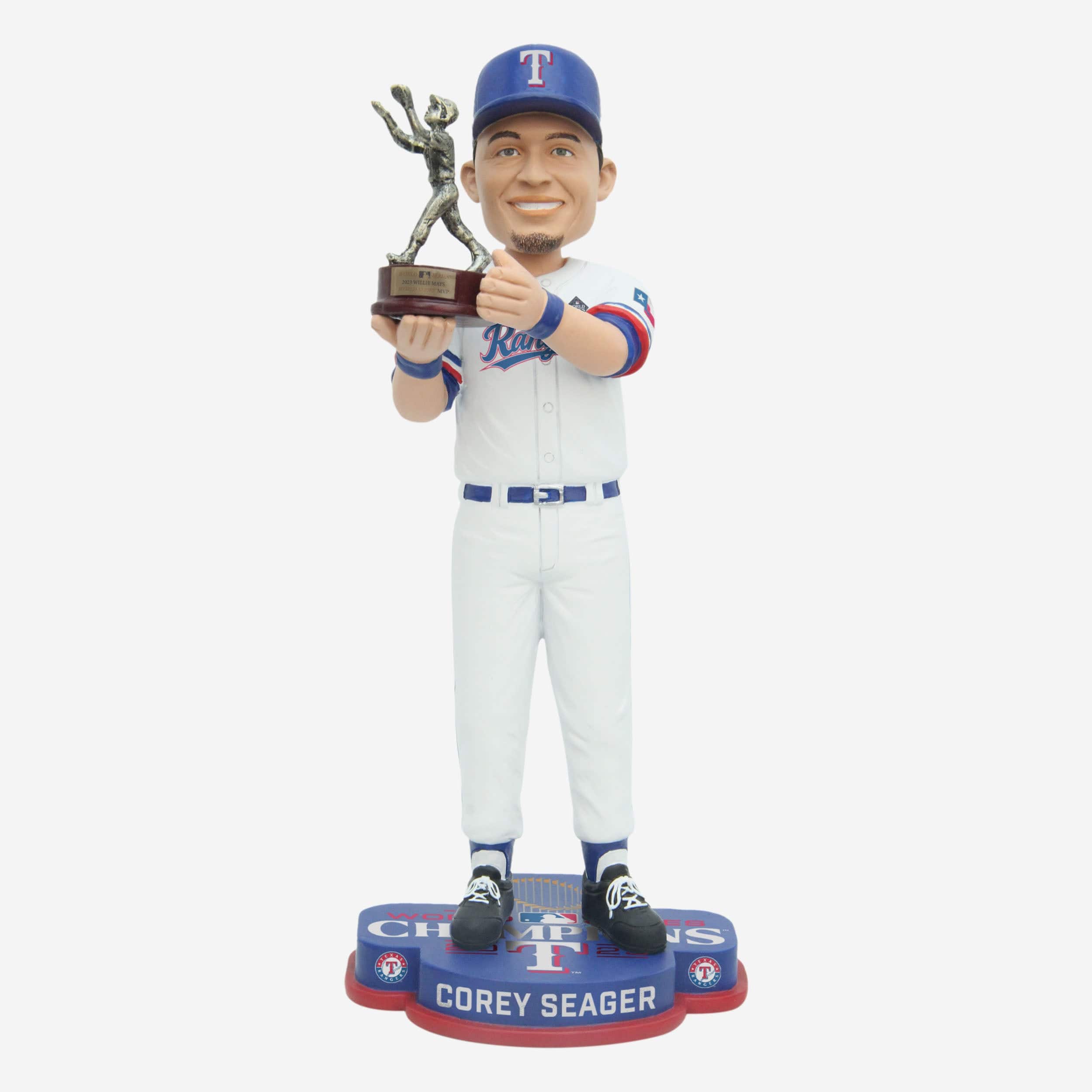 Corey Seager Texas Rangers 2023 World Series Champions MVP Bobblehead