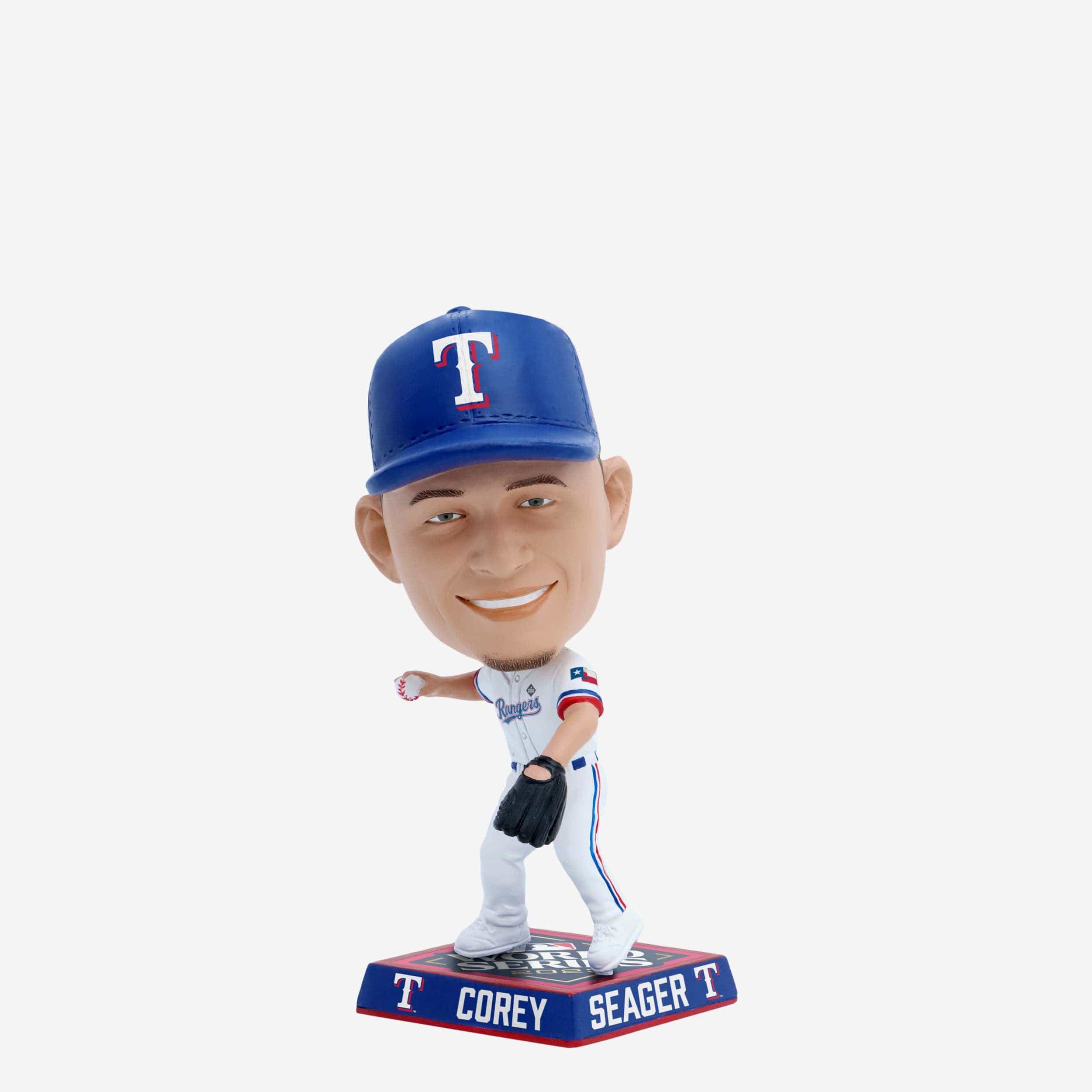 Corey Seager Texas Rangers World Series Mini Bighead Bobblehead