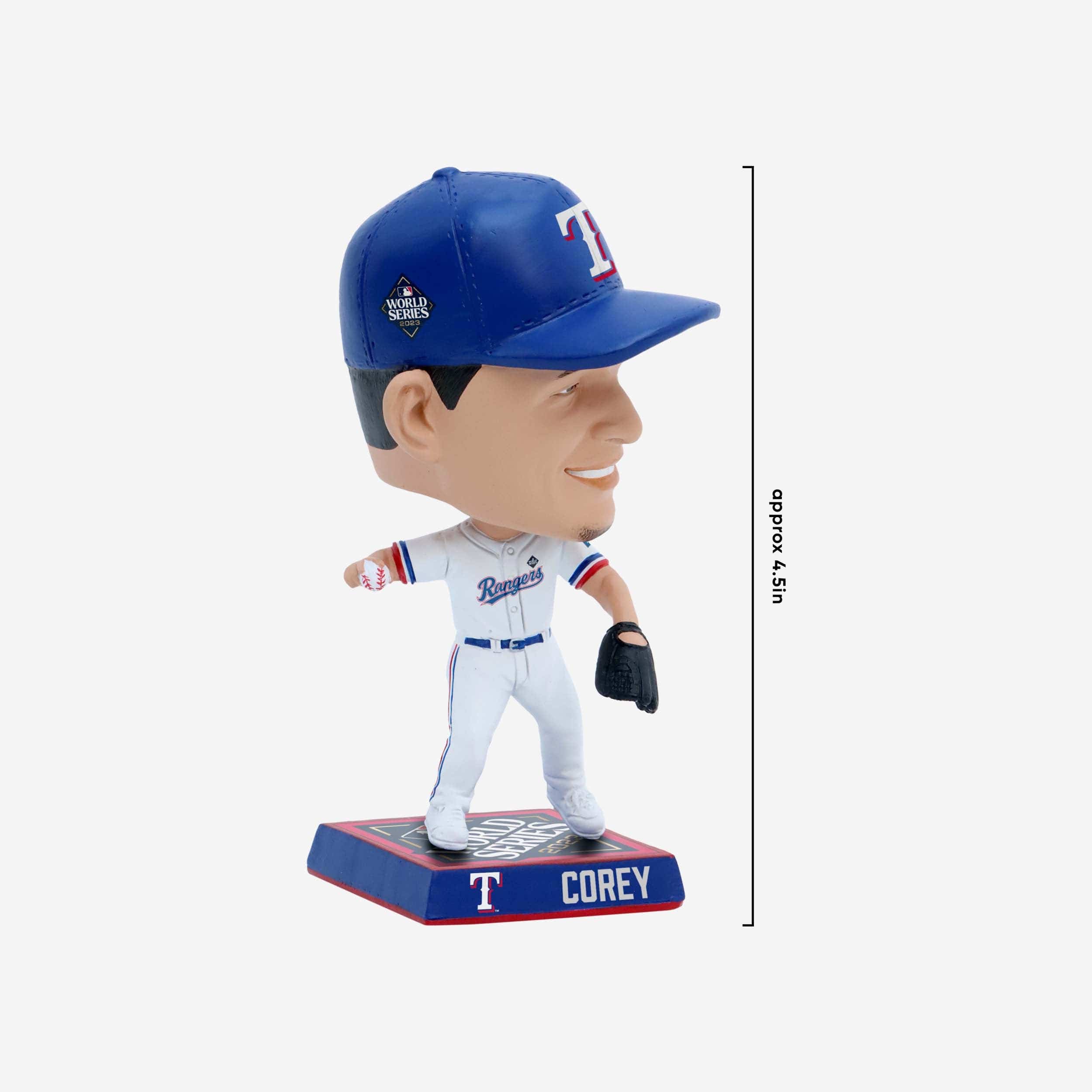 Corey Seager Texas Rangers World Series Mini Bighead Bobblehead - Image 4