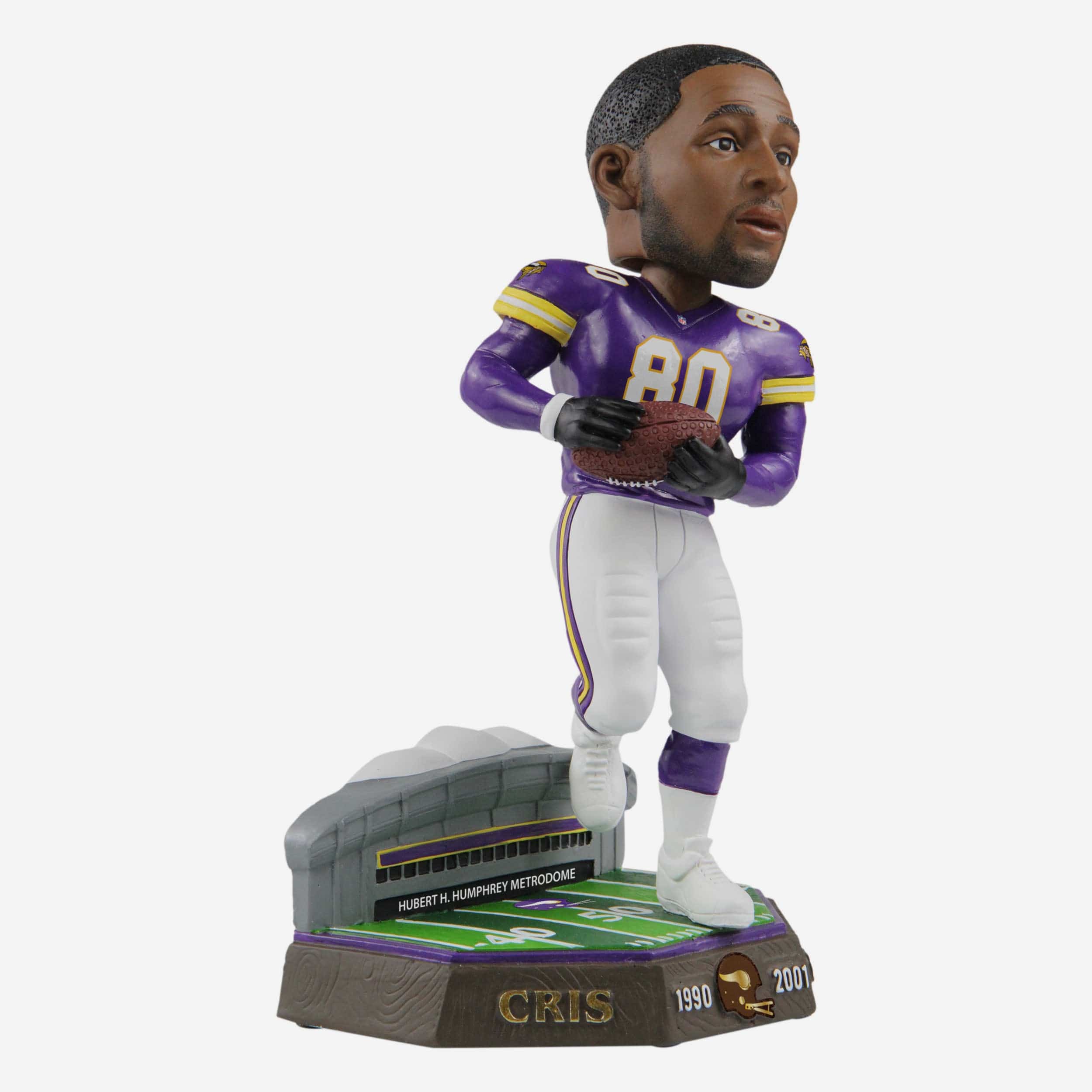 Cris Carter Minnesota Vikings Retired Pro Gate Series Bobblehead - Image 3