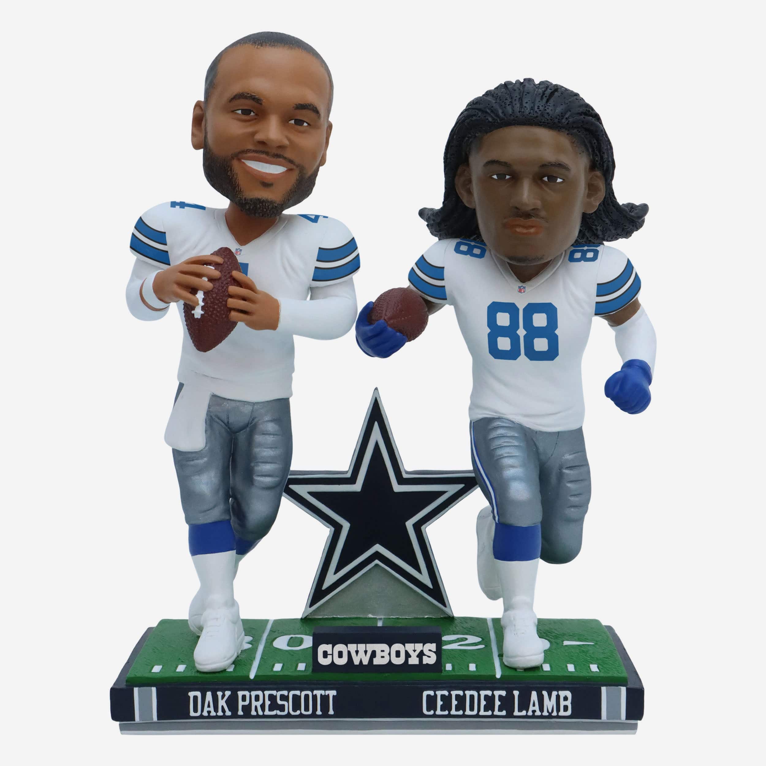 Dak Prescott & CeeDee Lamb Dallas Cowboys Bobblemate Dual Bobblehead