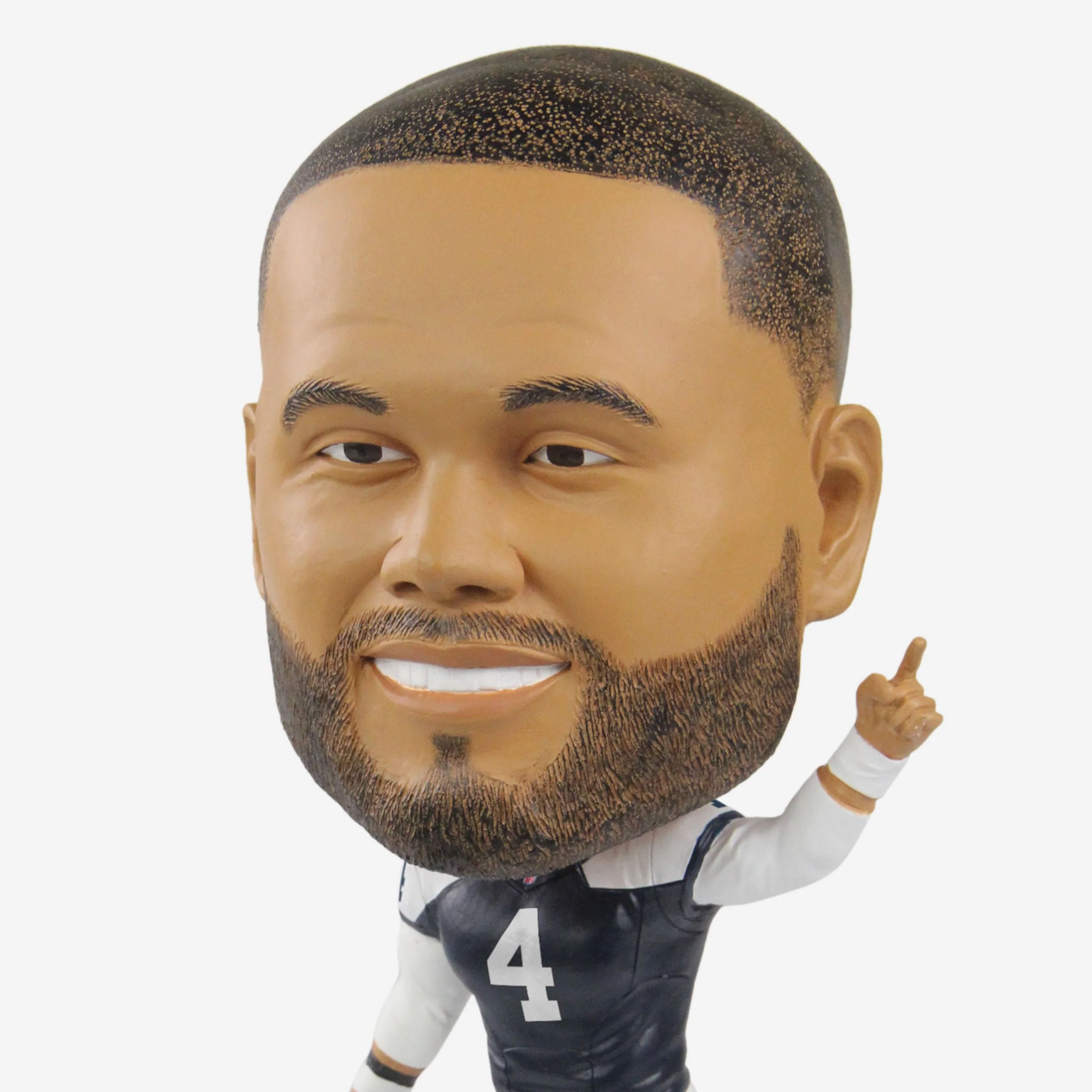 Dak Prescott Dallas Cowboys Retro Uniform Variant Bighead Bobblehead - Image 2