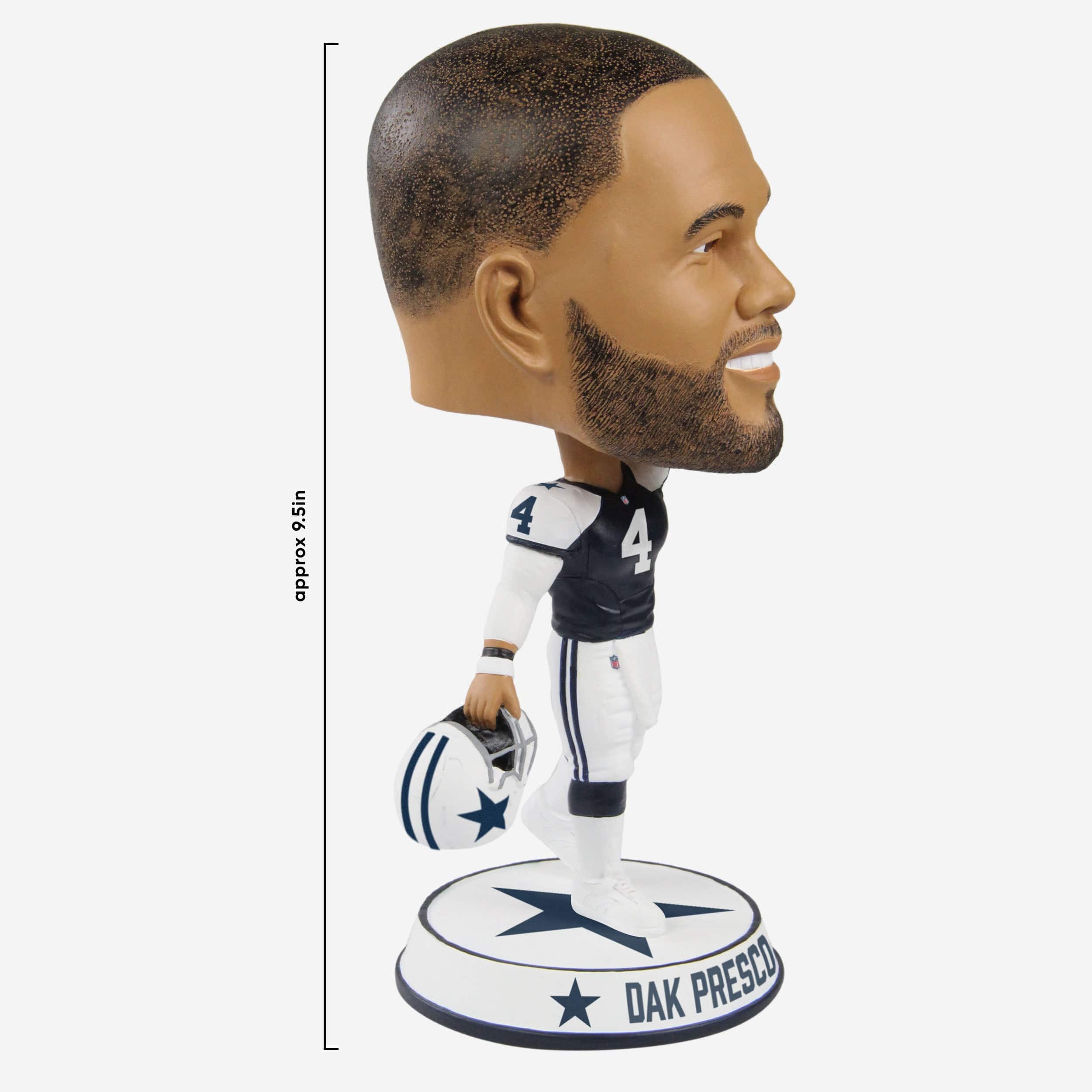 Dak Prescott Dallas Cowboys Retro Uniform Variant Bighead Bobblehead - Image 4