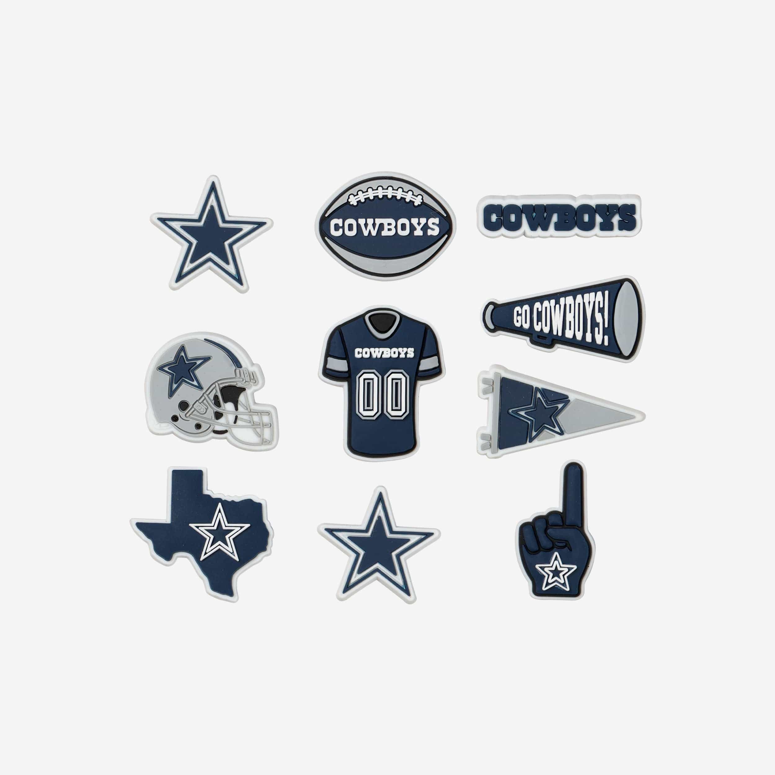 Dallas Cowboys 10 Pack Team Clog Charms