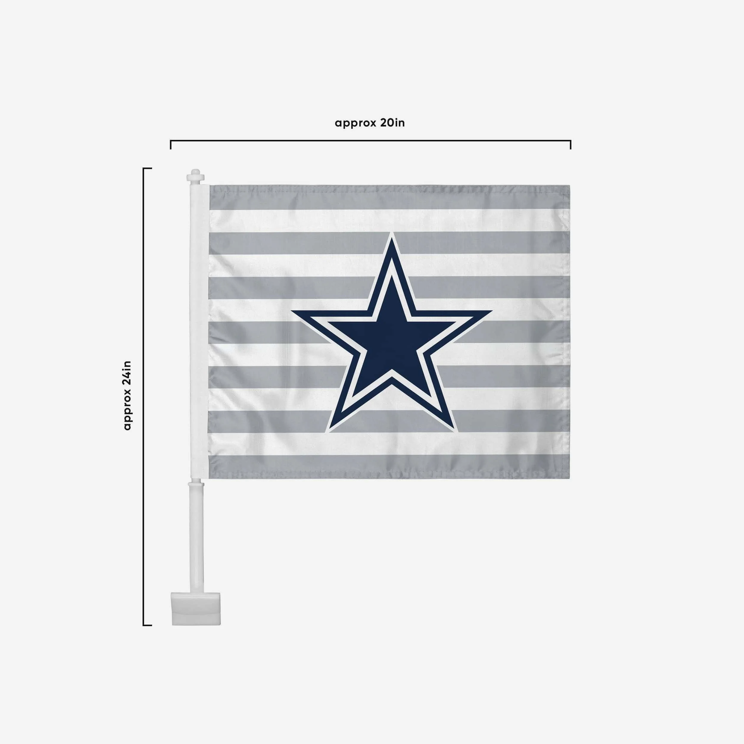 Dallas Cowboys 2 Pack Solid Americana Car Flag - Image 4