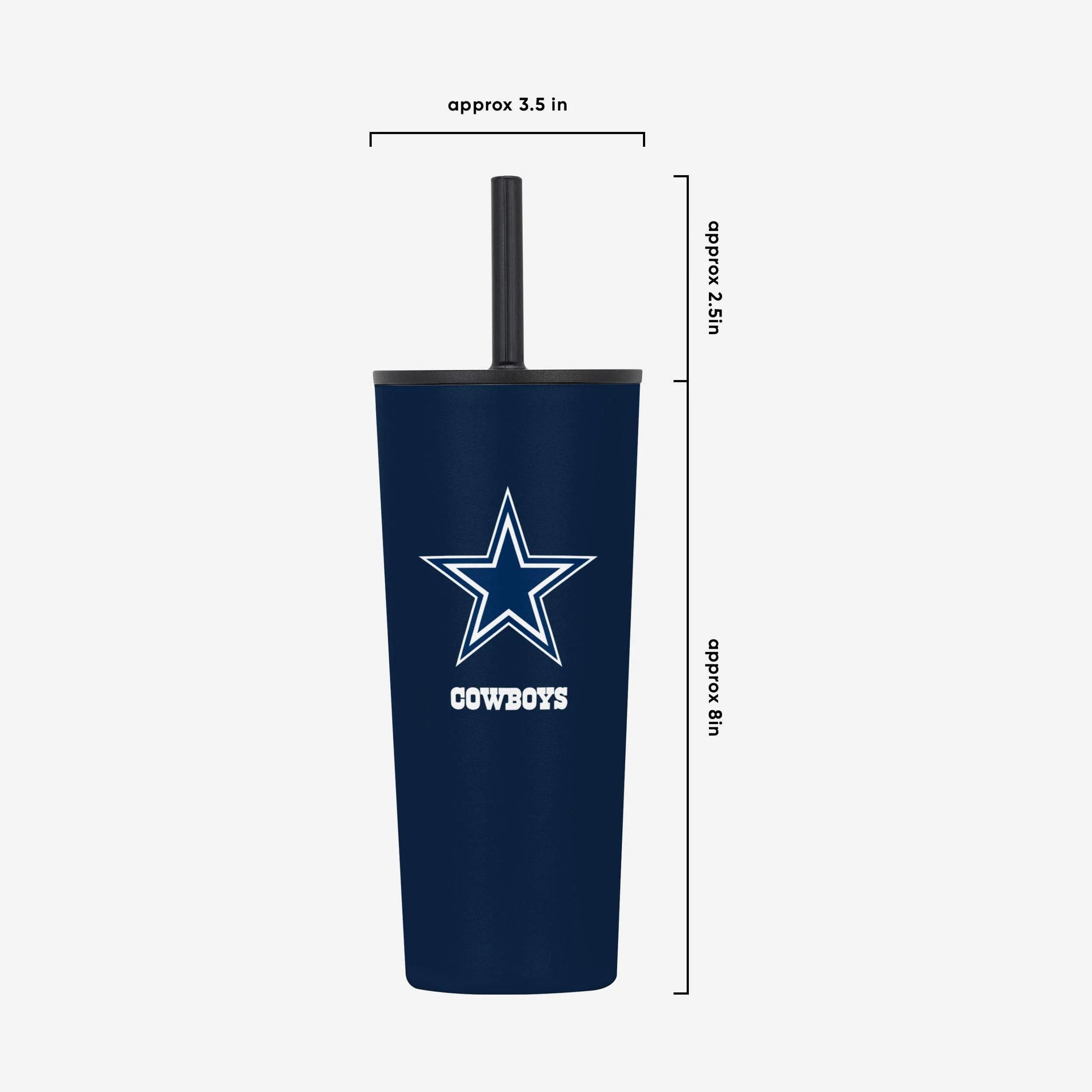 Dallas Cowboys 22 oz Travel Tumbler - Image 5