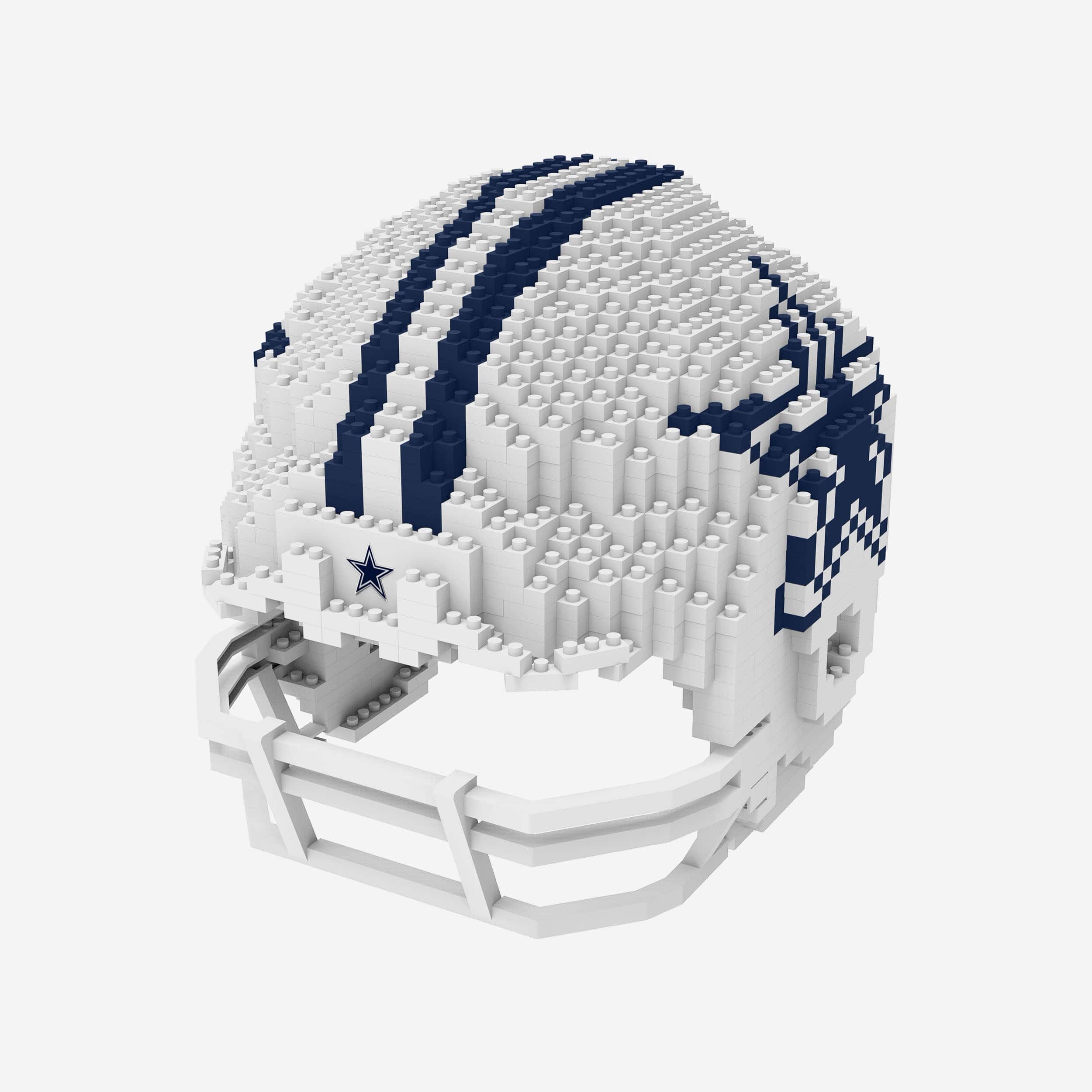 Dallas Cowboys Alternate Replica BRXLZ Mini Helmet - Image 3