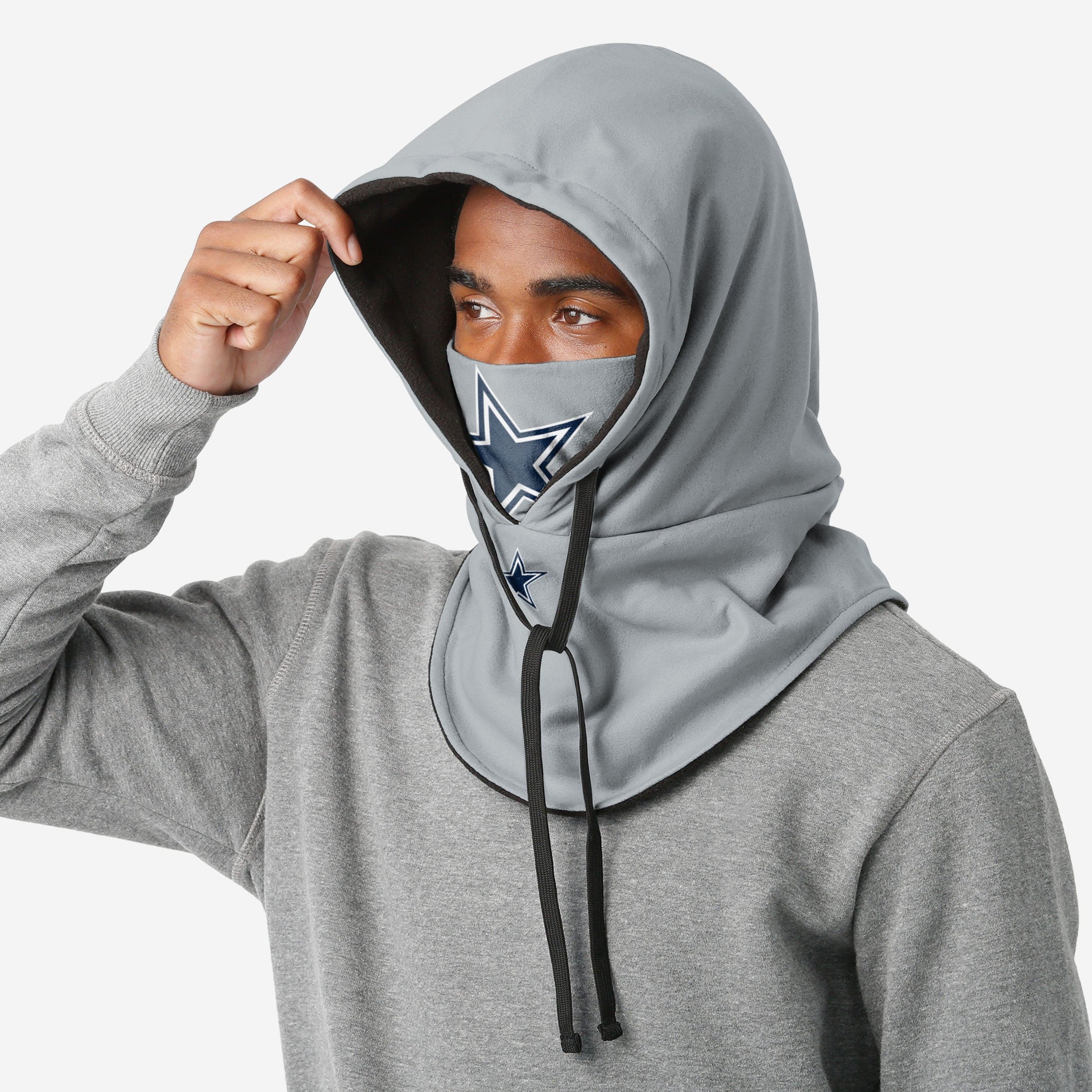 Dallas Cowboys Alternate Team Color Drawstring Hooded Gaiter - Image 3