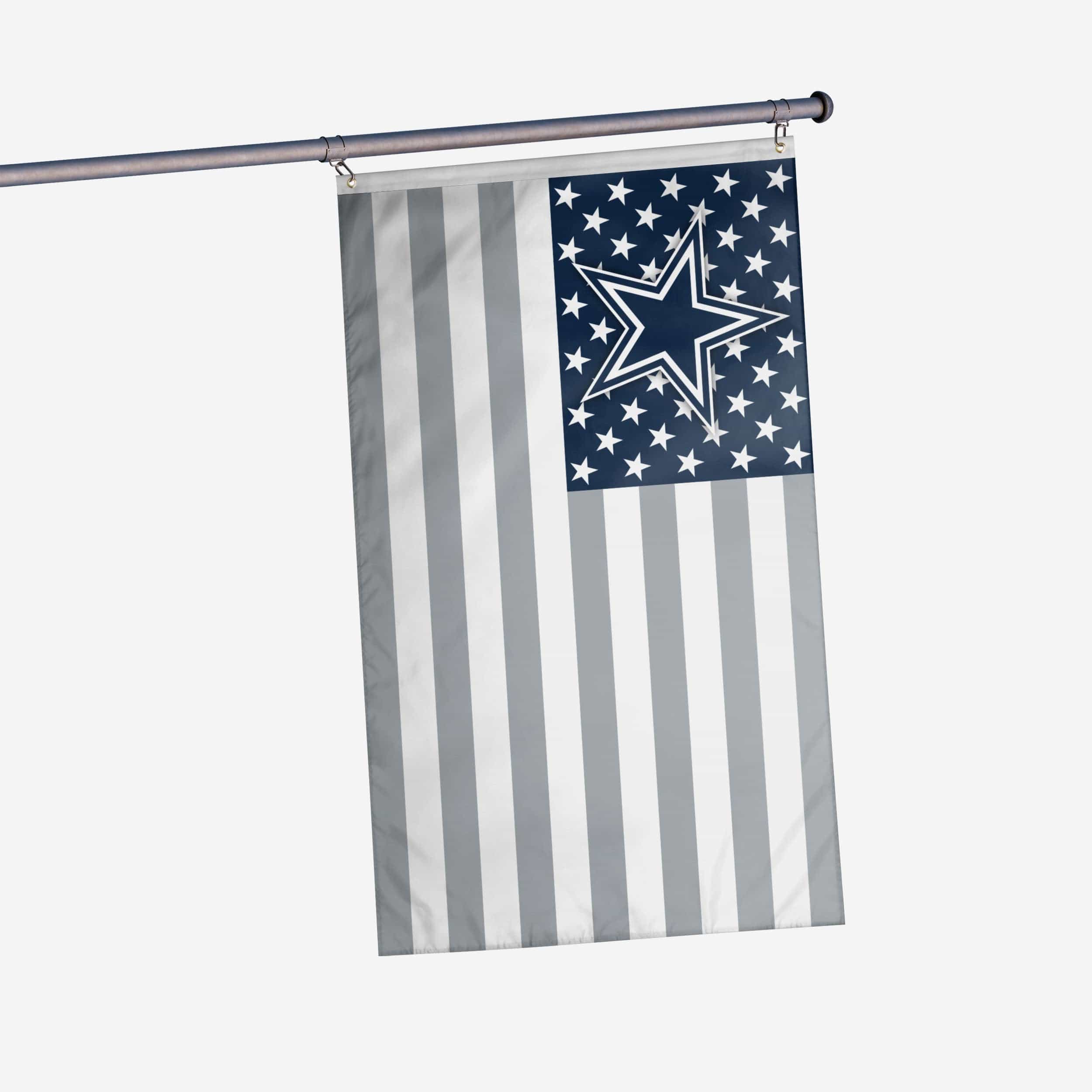 Dallas Cowboys American Stars Horizontal Flag