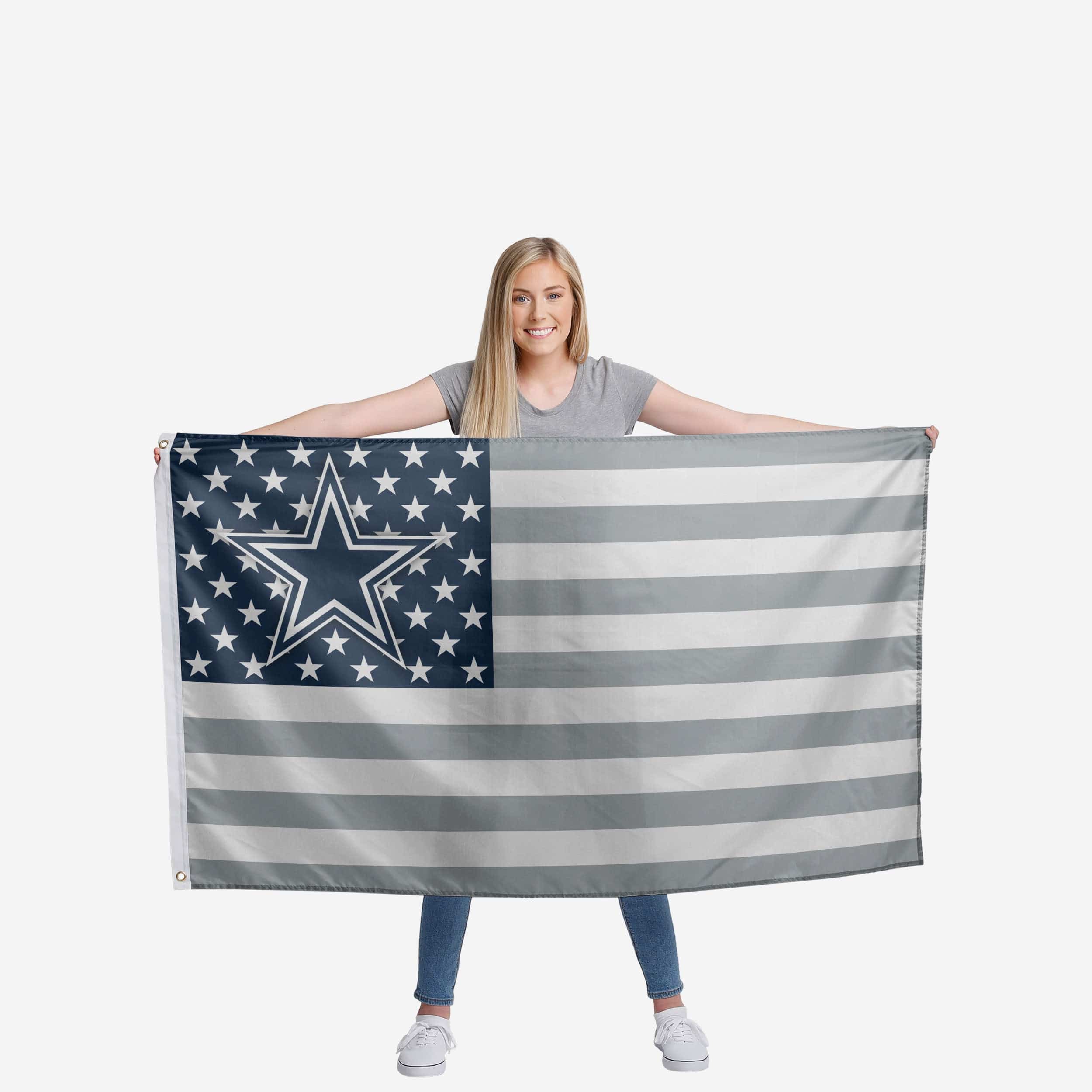Dallas Cowboys American Stars Horizontal Flag - Image 2