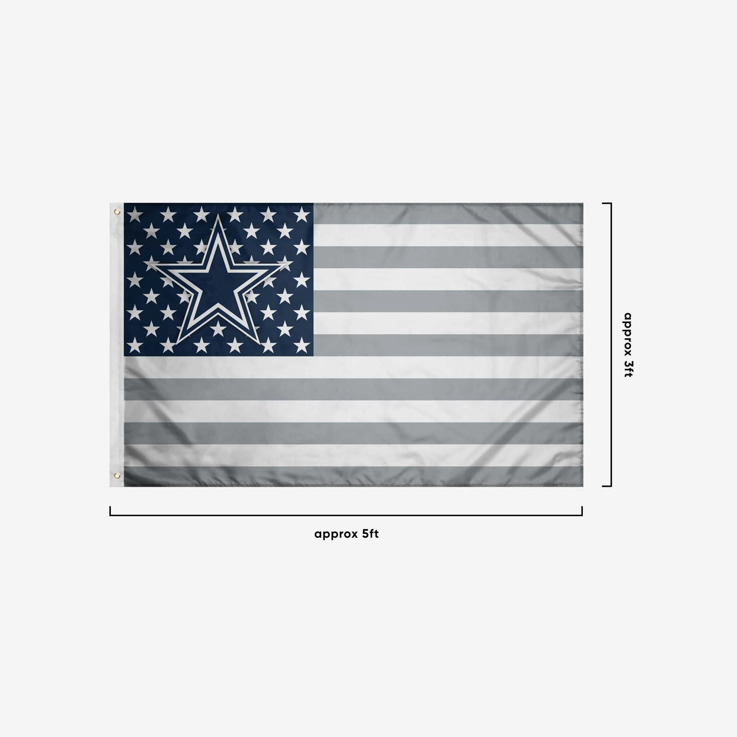 Dallas Cowboys American Stars Horizontal Flag - Image 3