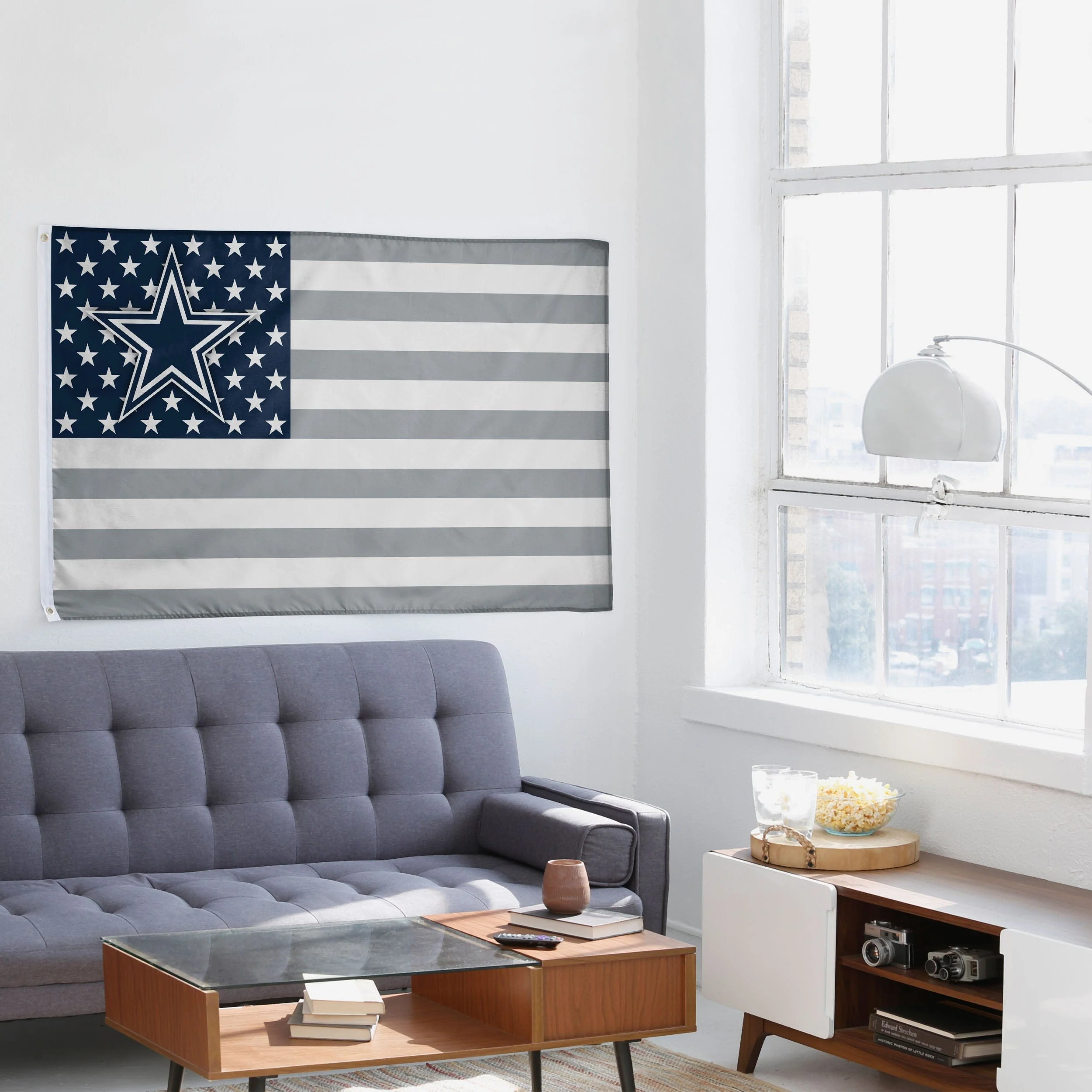 Dallas Cowboys American Stars Horizontal Flag - Image 4