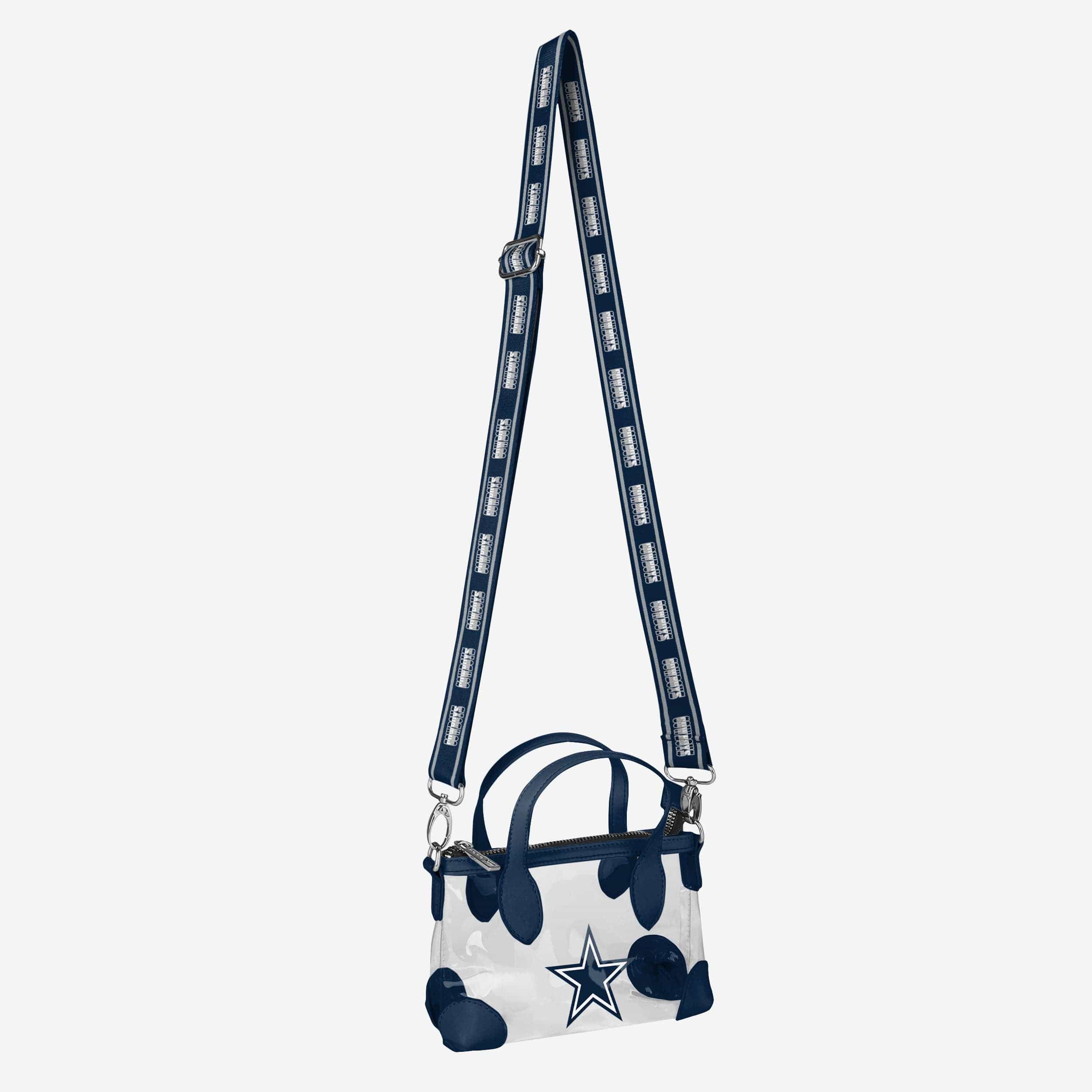 Dallas Cowboys Big Logo Clear Crossbody Mini Purse - Image 3