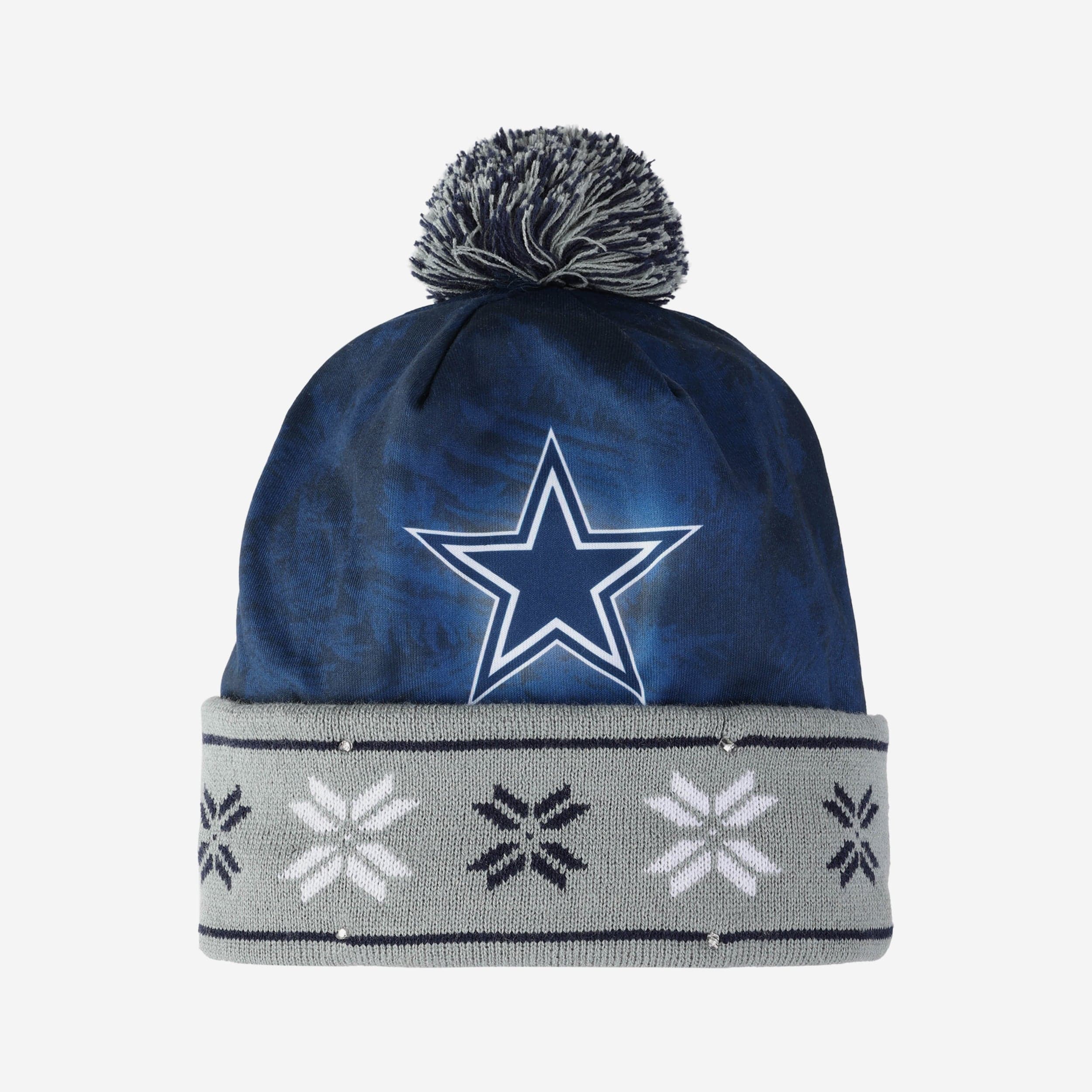Dallas Cowboys Big Logo Light Up Printed Beanie - Image 2