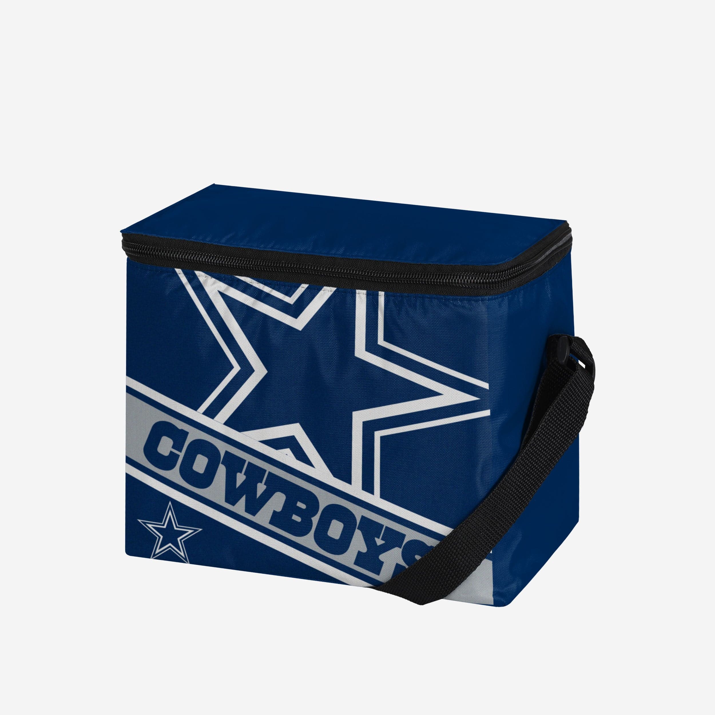 Dallas Cowboys Big Logo Stripe 6 Pack Cooler - Image 2