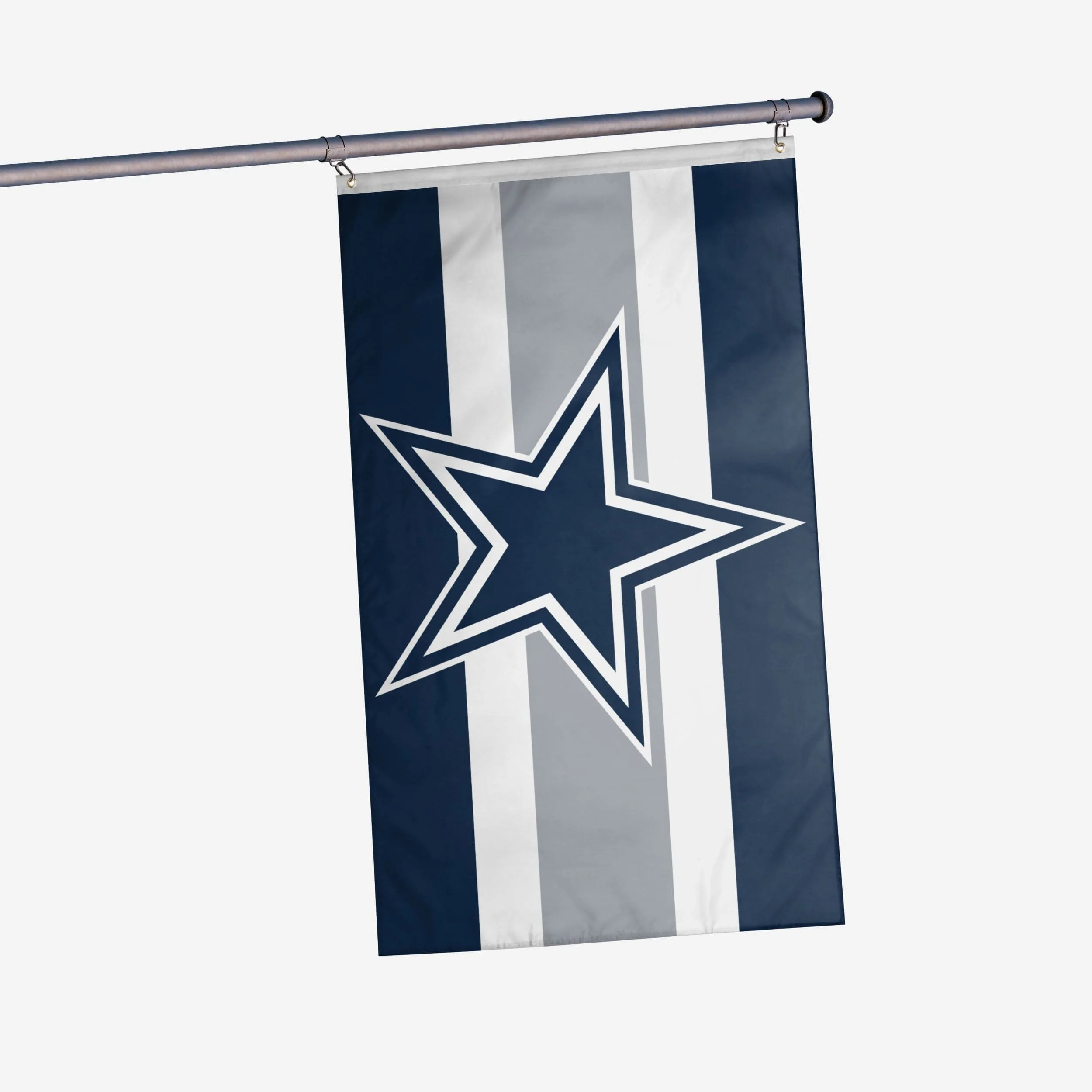 Dallas Cowboys Big Logo Team Stripe Horizontal Flag