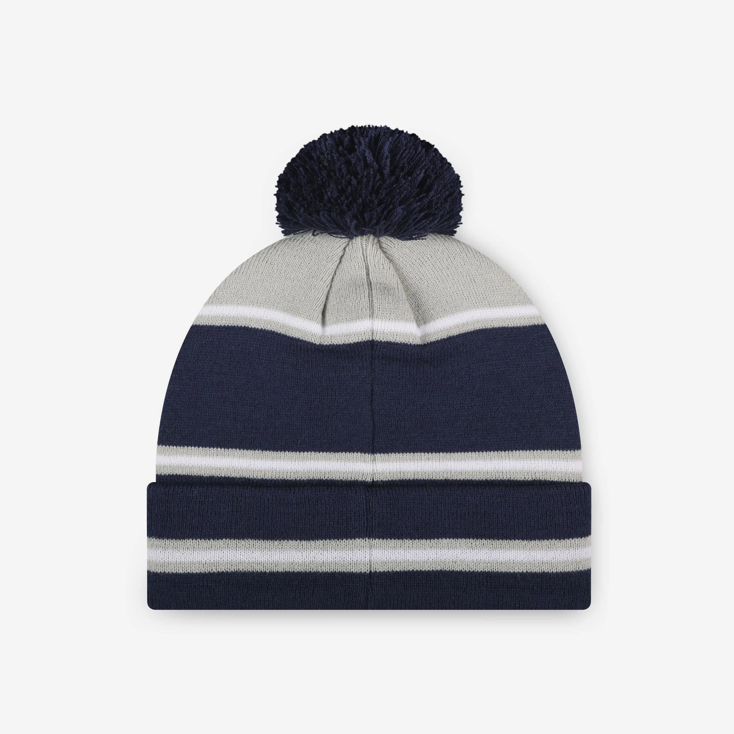 Dallas Cowboys Big Wordmark Stripe Pom Beanie - Image 2