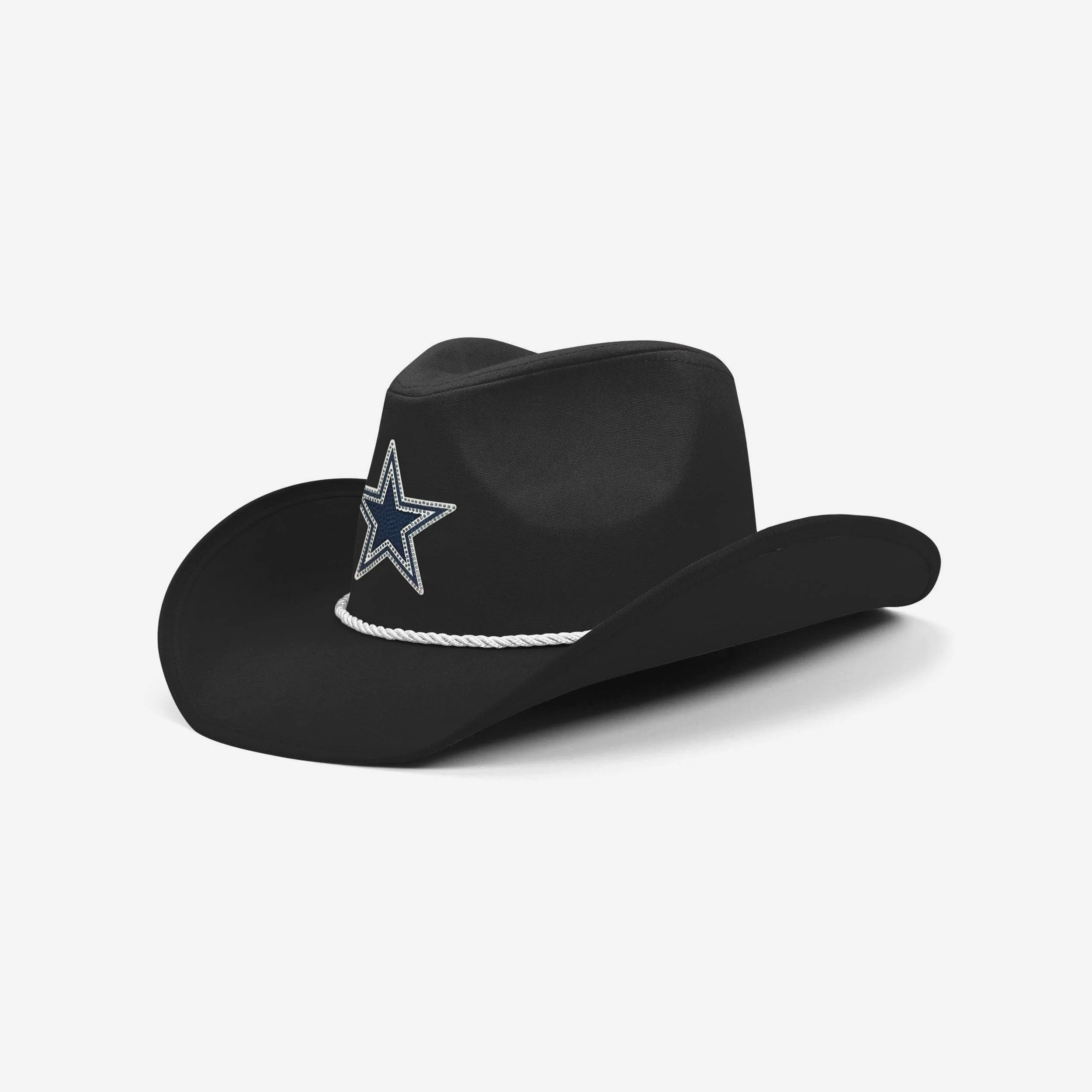 Dallas Cowboys Black Rhinestone Logo Cowboy Hat