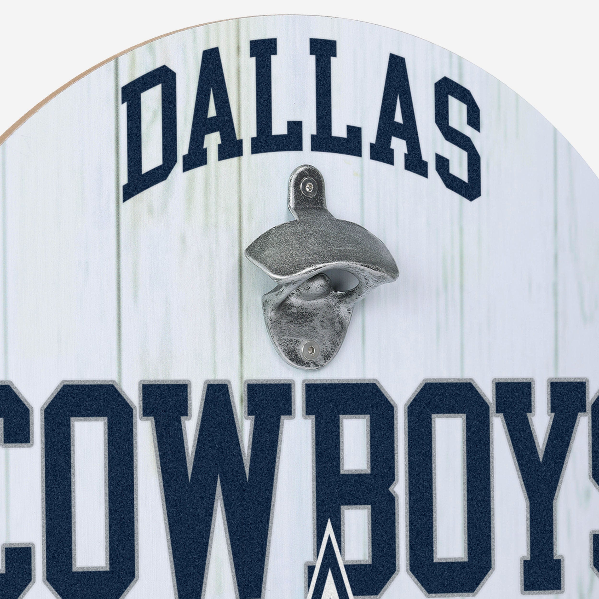 Dallas Cowboys Bottle Opener Cap Catcher Wall Sign - Image 3