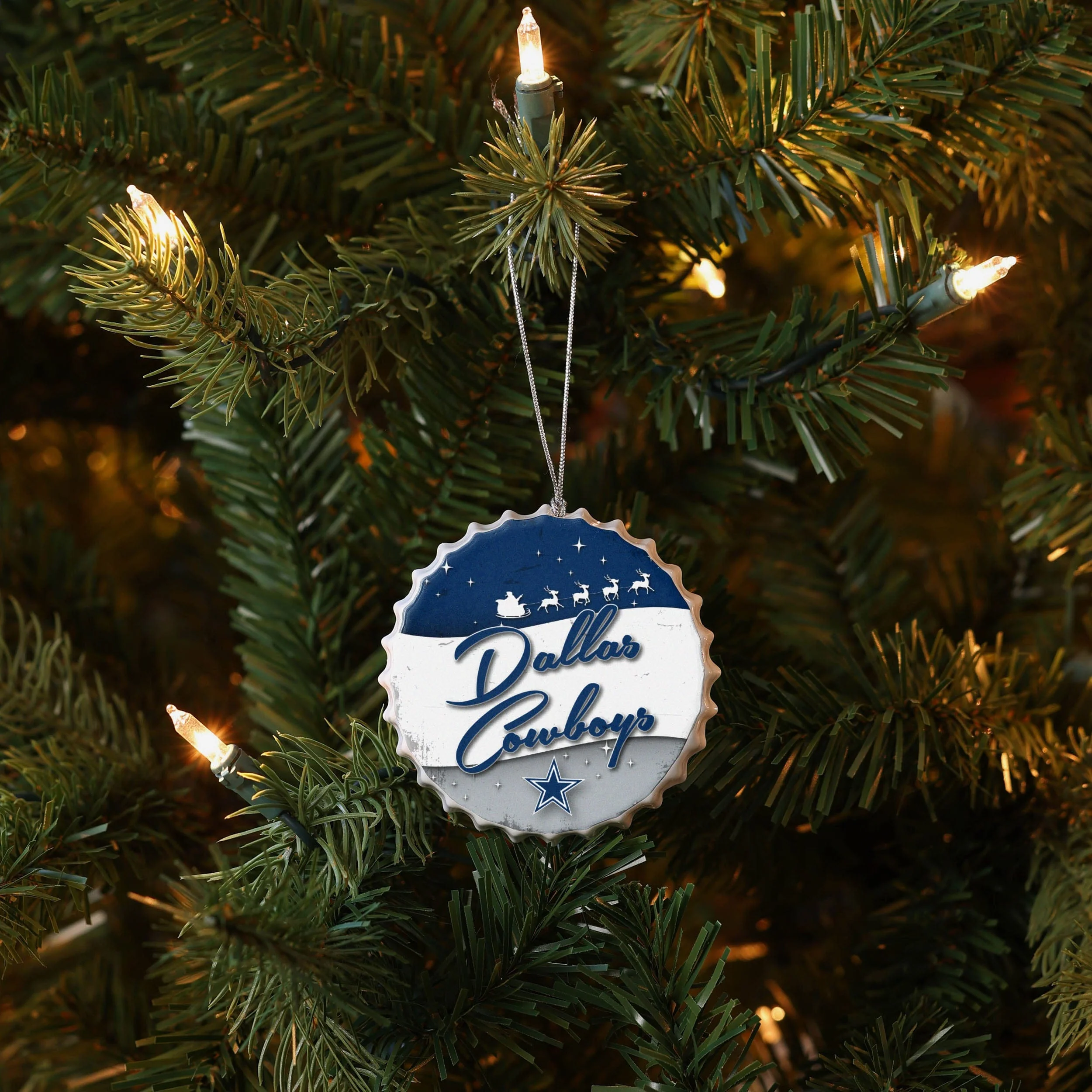 Dallas Cowboys Bottlecap Sign Ornament - Image 3