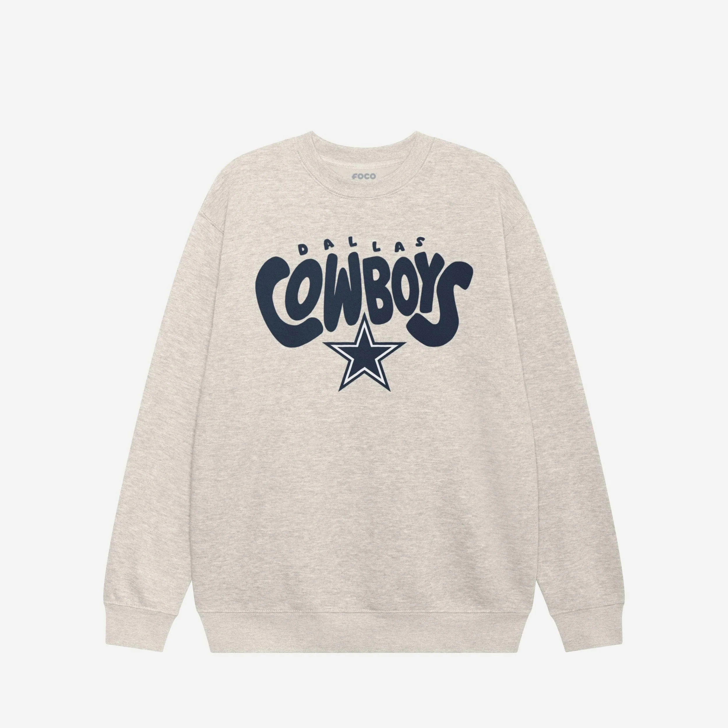 Dallas Cowboys Bubble Crew Neck Sweatshirt