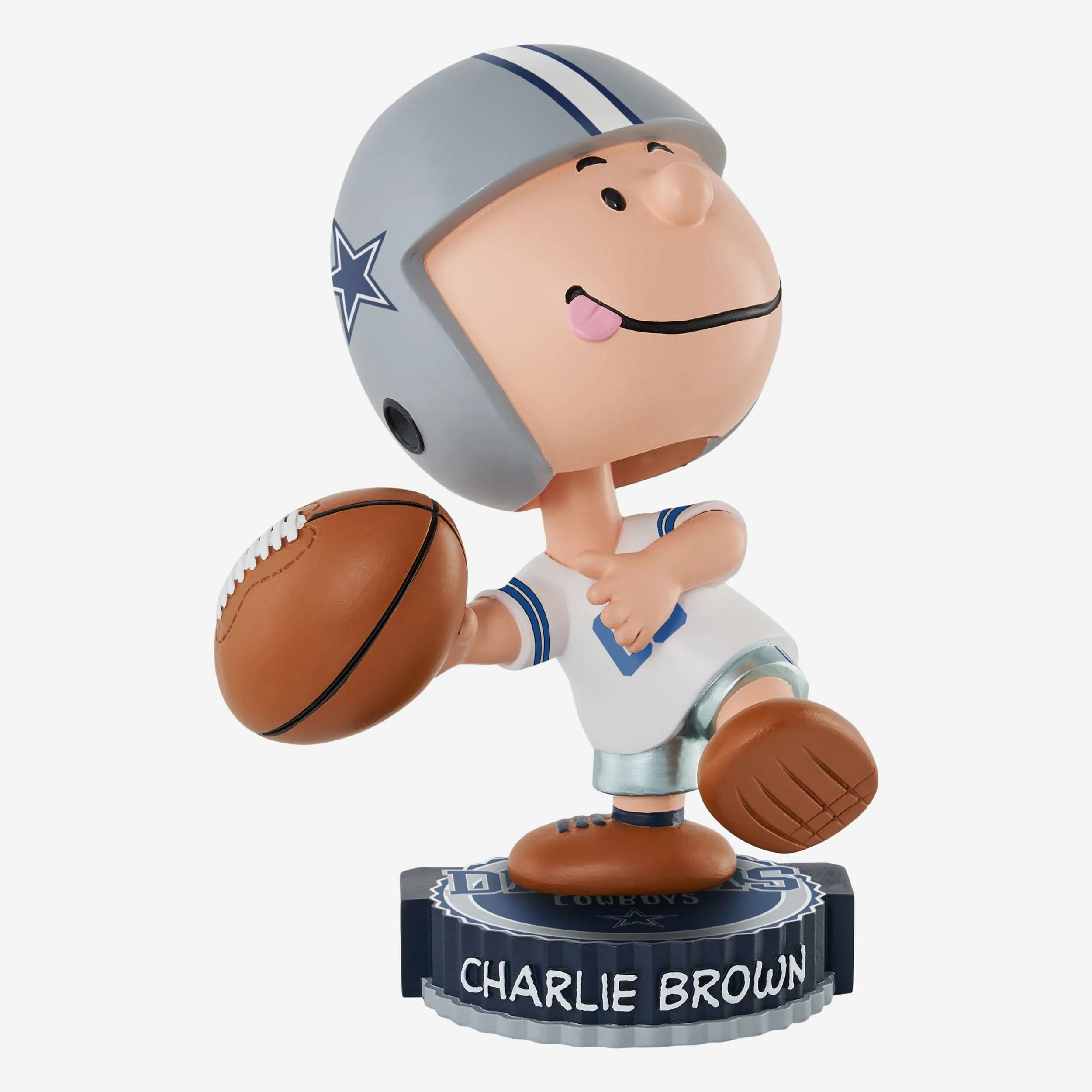 Dallas Cowboys Charlie Brown Peanuts Bighead Bobblehead