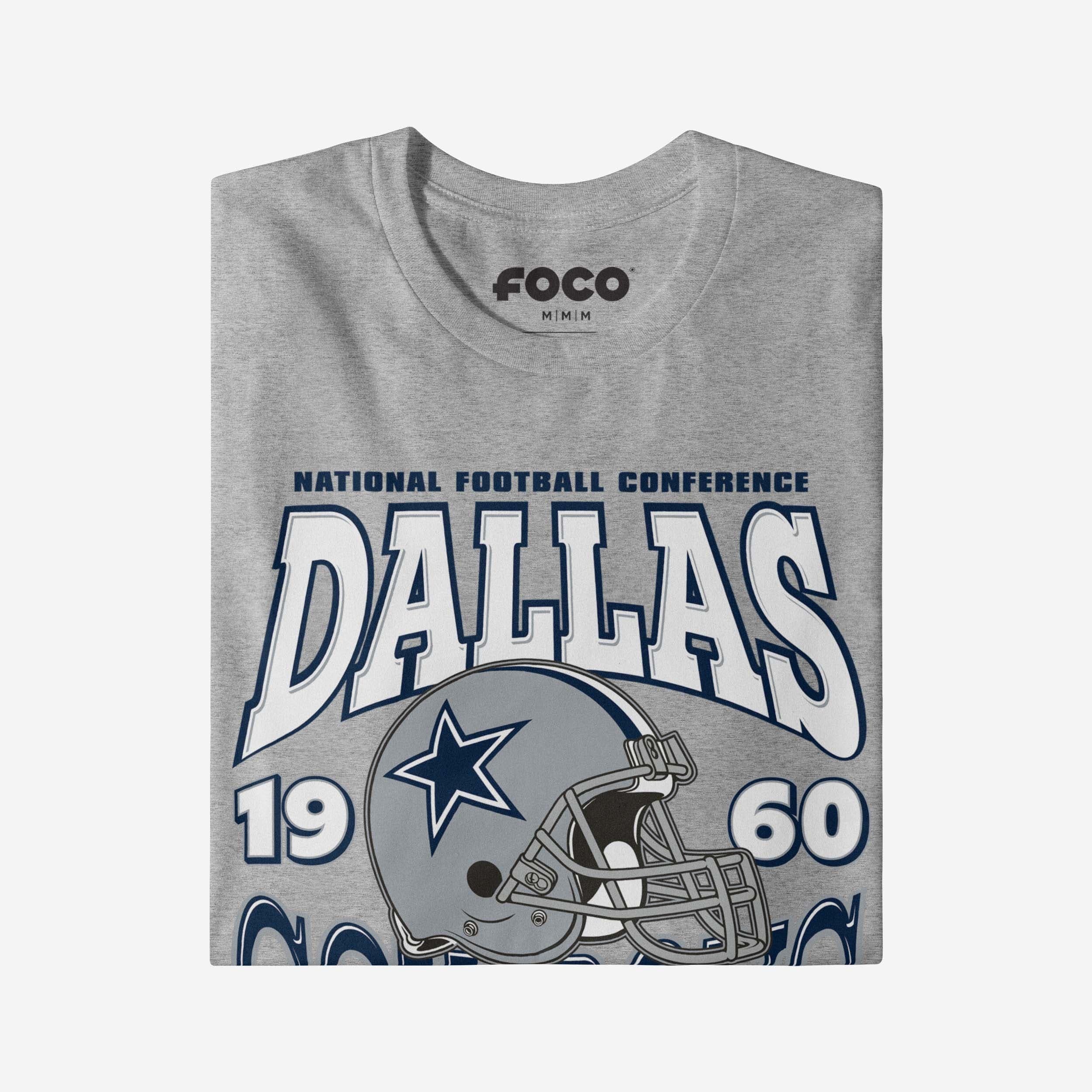 Dallas Cowboys Classic Team Helmet Long Sleeve T-Shirt - Image 3