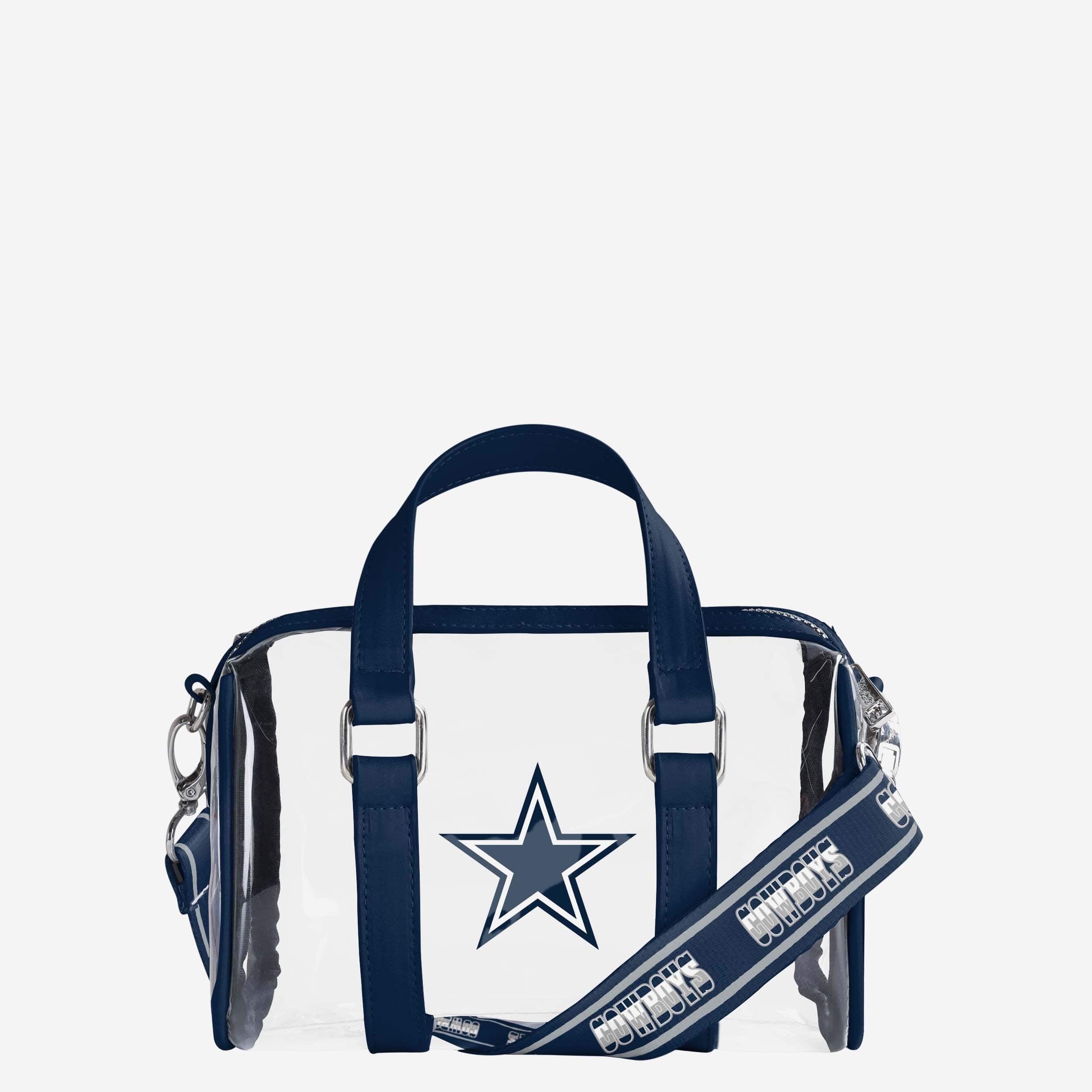 Dallas Cowboys Clear Barrel Bag
