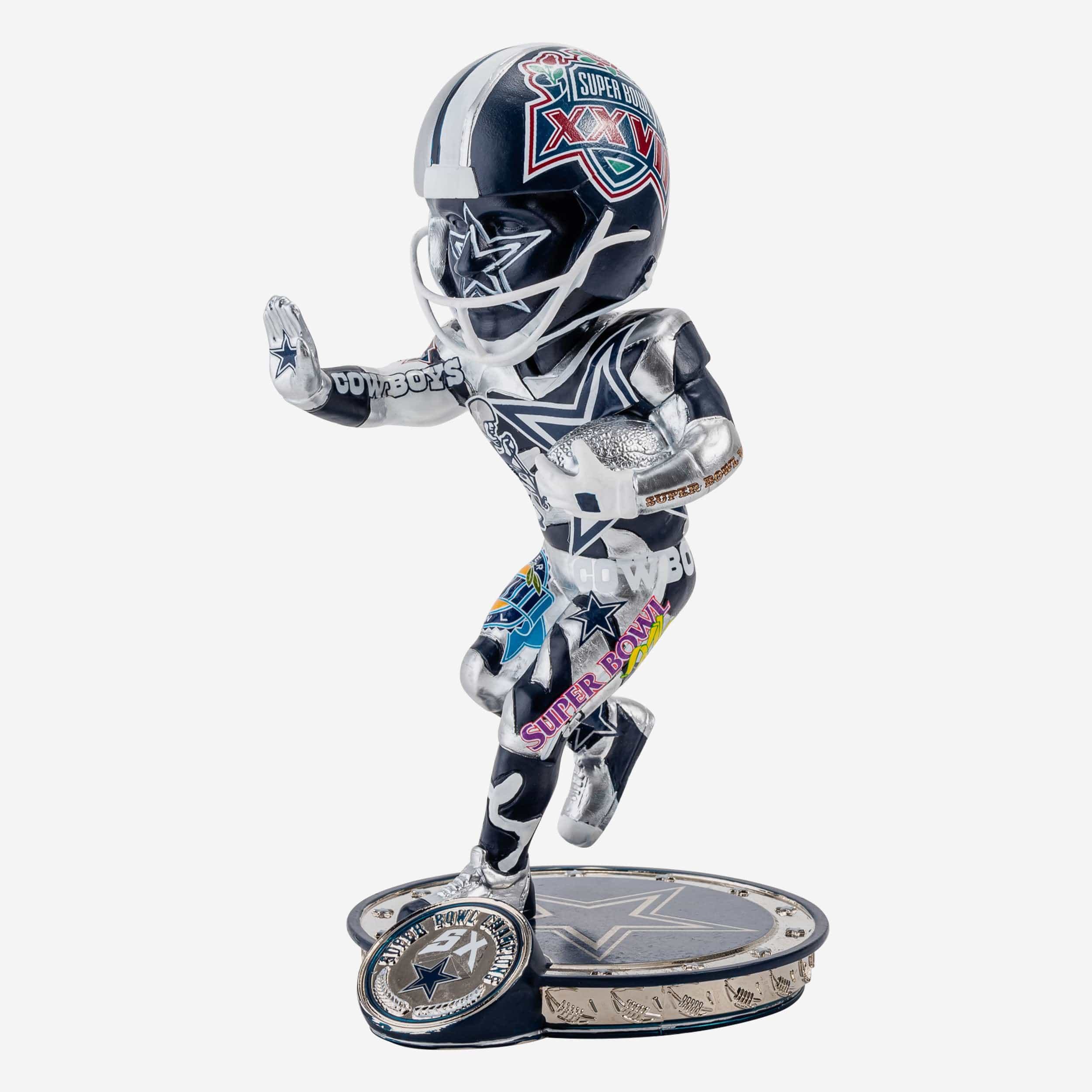 Dallas Cowboys Commemorative Super Bowl Bobblehead - Image 2