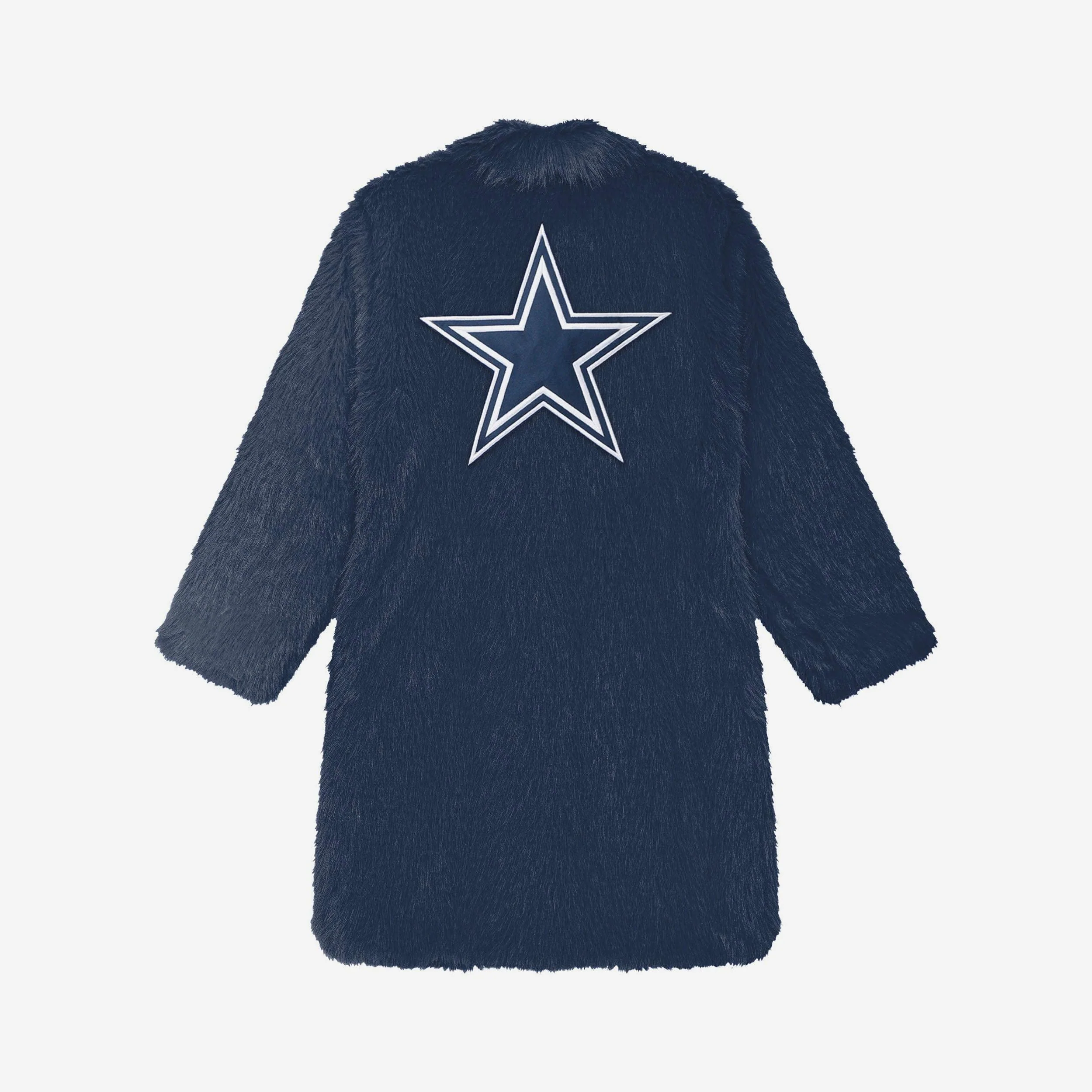 Dallas Cowboys Faux Fur Long Jacket - Image 5