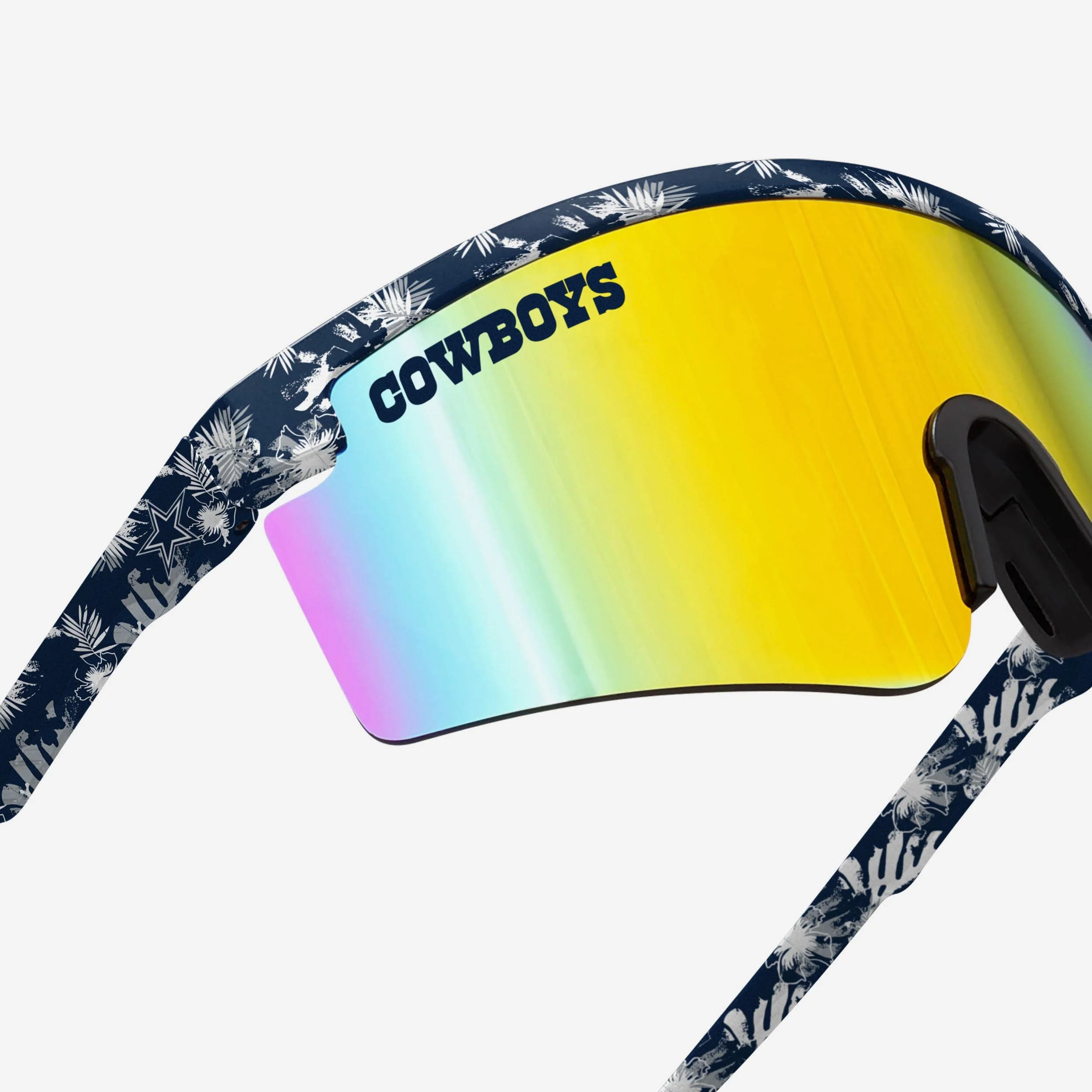 Dallas Cowboys Floral Large Frame Sunglasses - Image 4