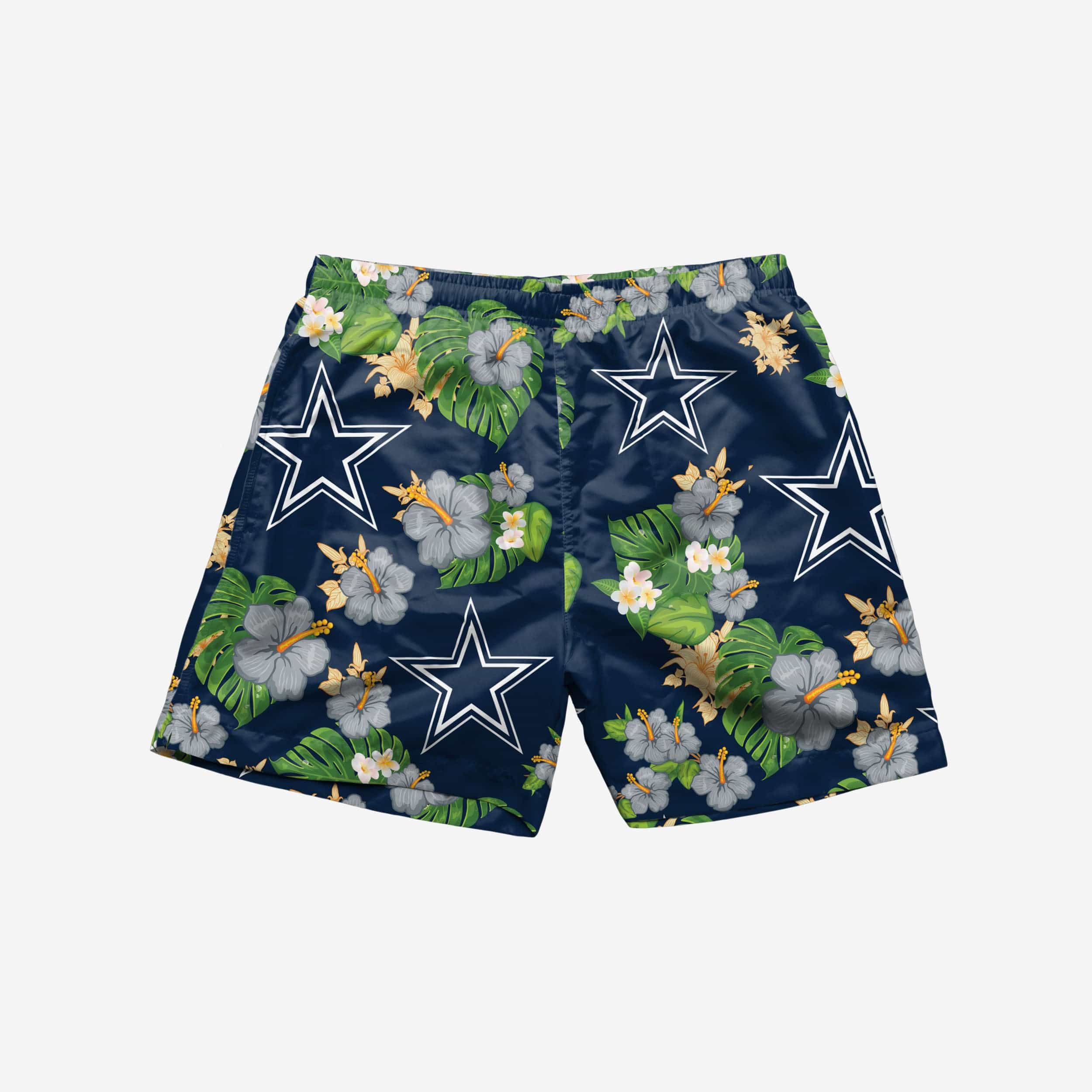 Dallas Cowboys Floral Swimming Trunks - Image 3