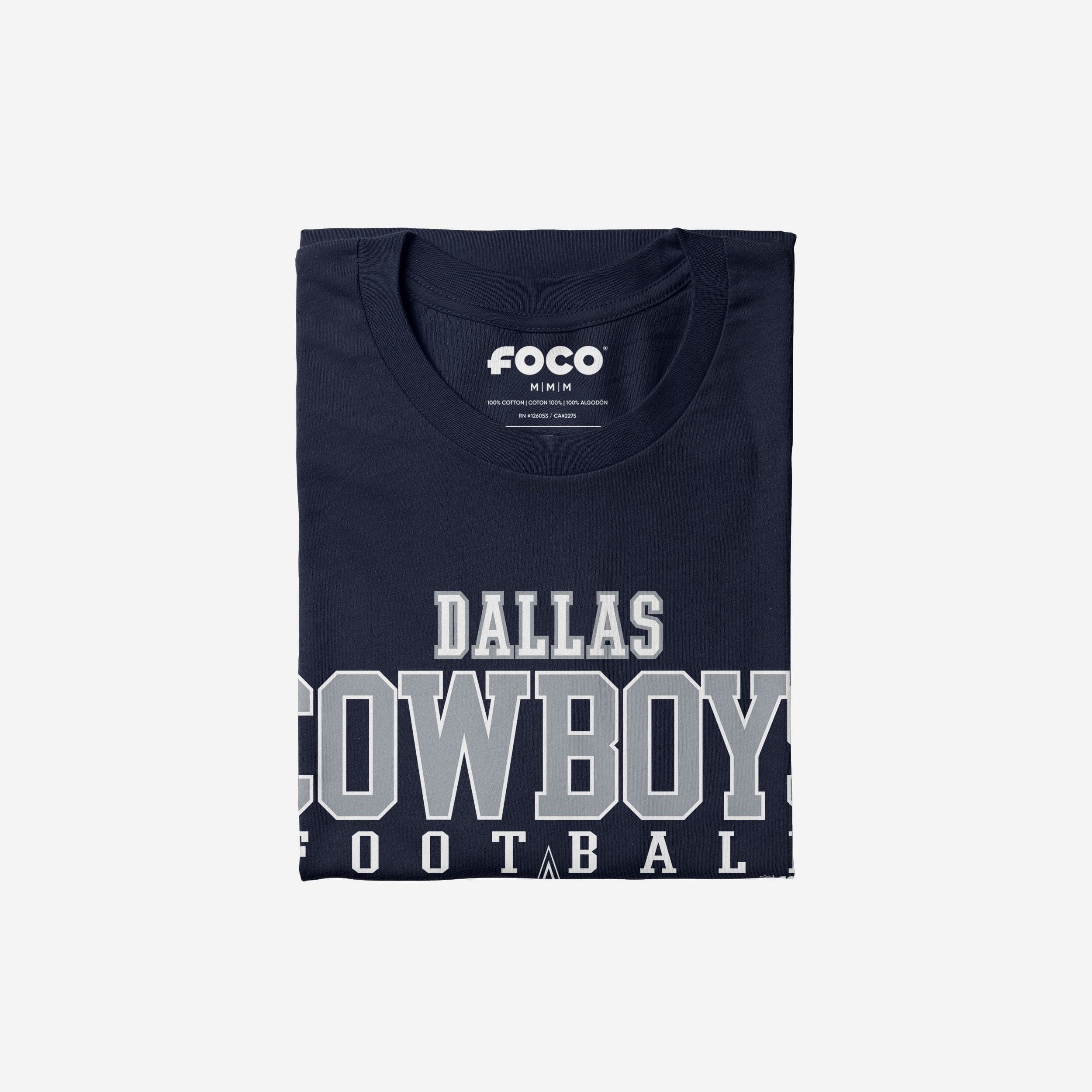 Dallas Cowboys Football Wordmark T-Shirt - Image 4