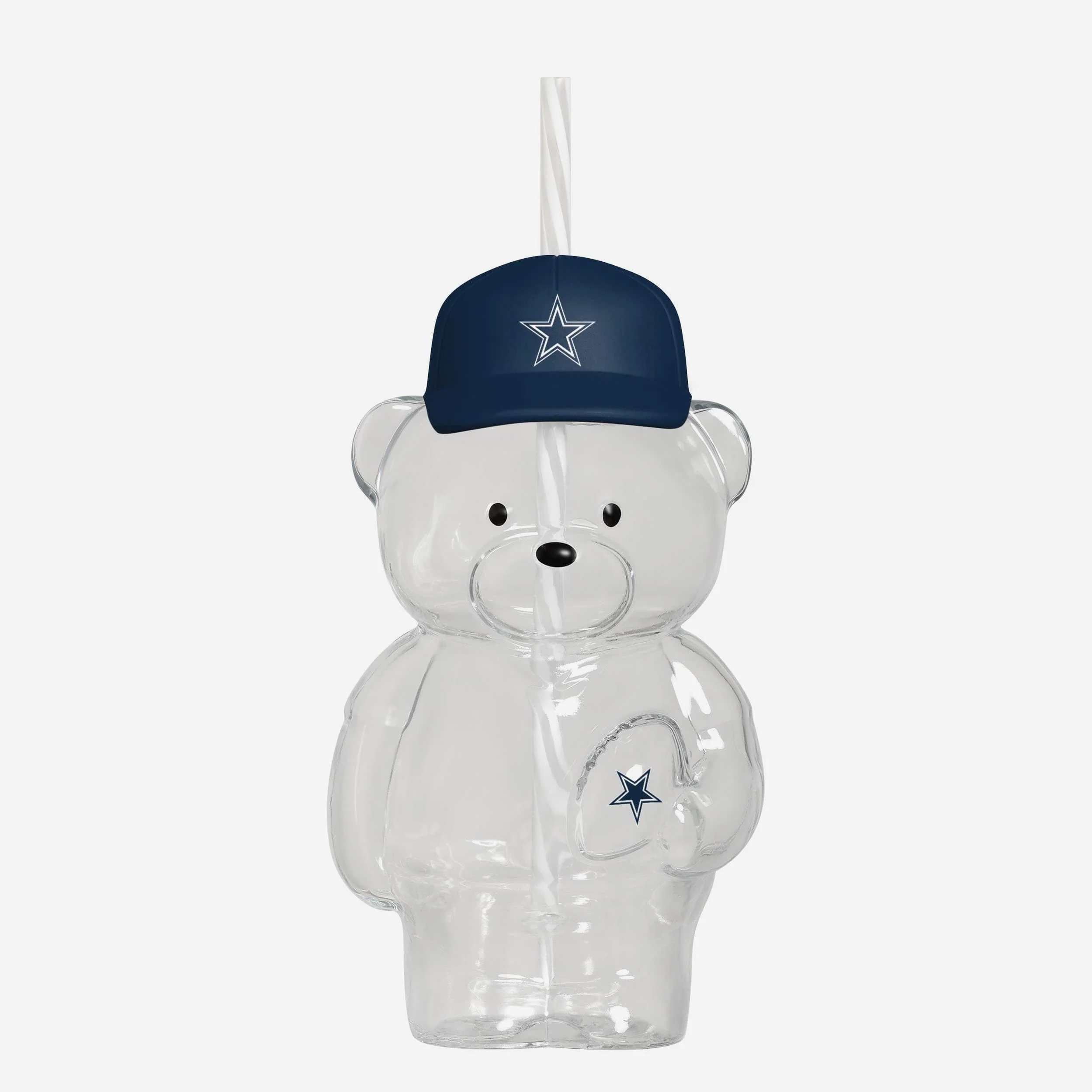 Dallas Cowboys Glass Bear Tumbler