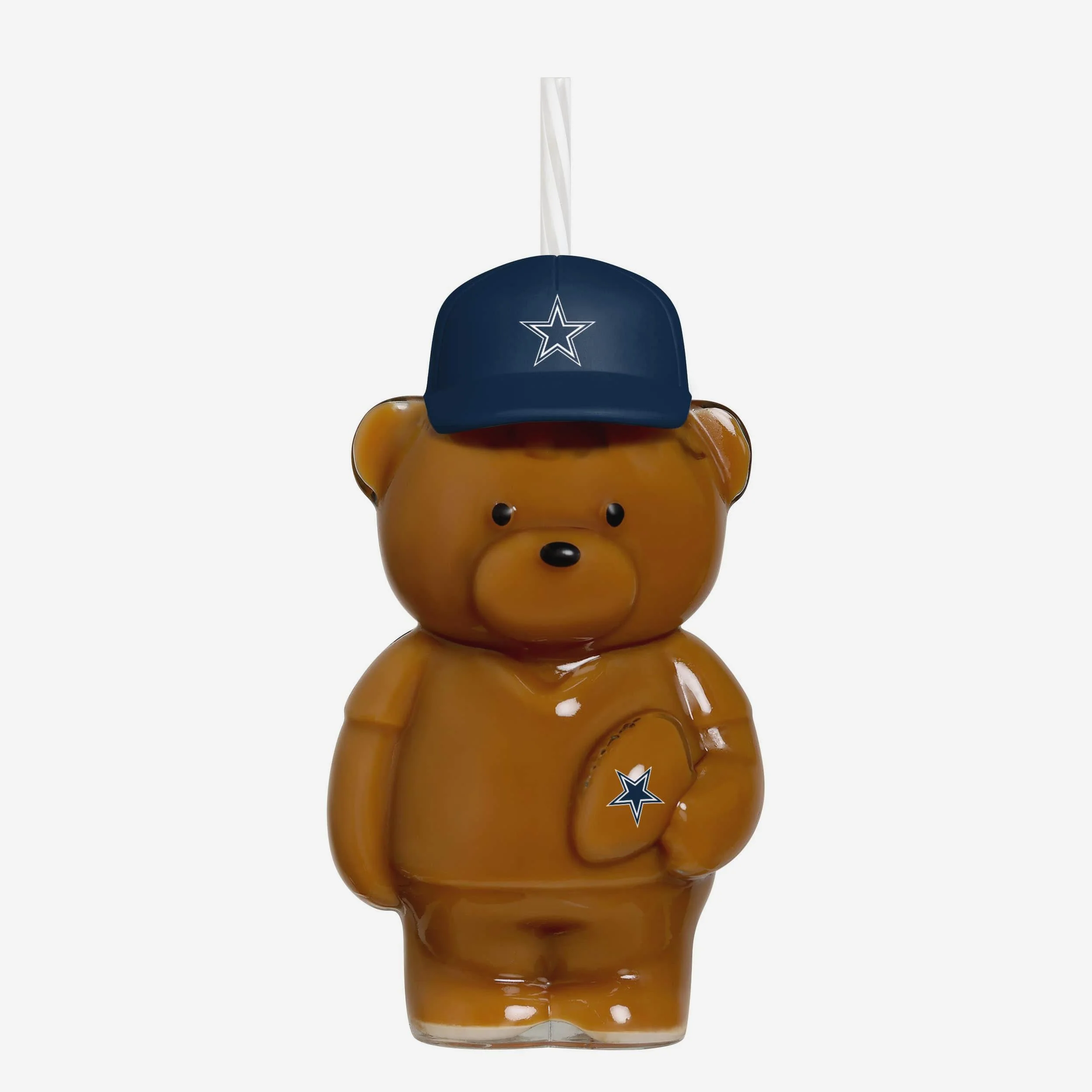 Dallas Cowboys Glass Bear Tumbler - Image 2