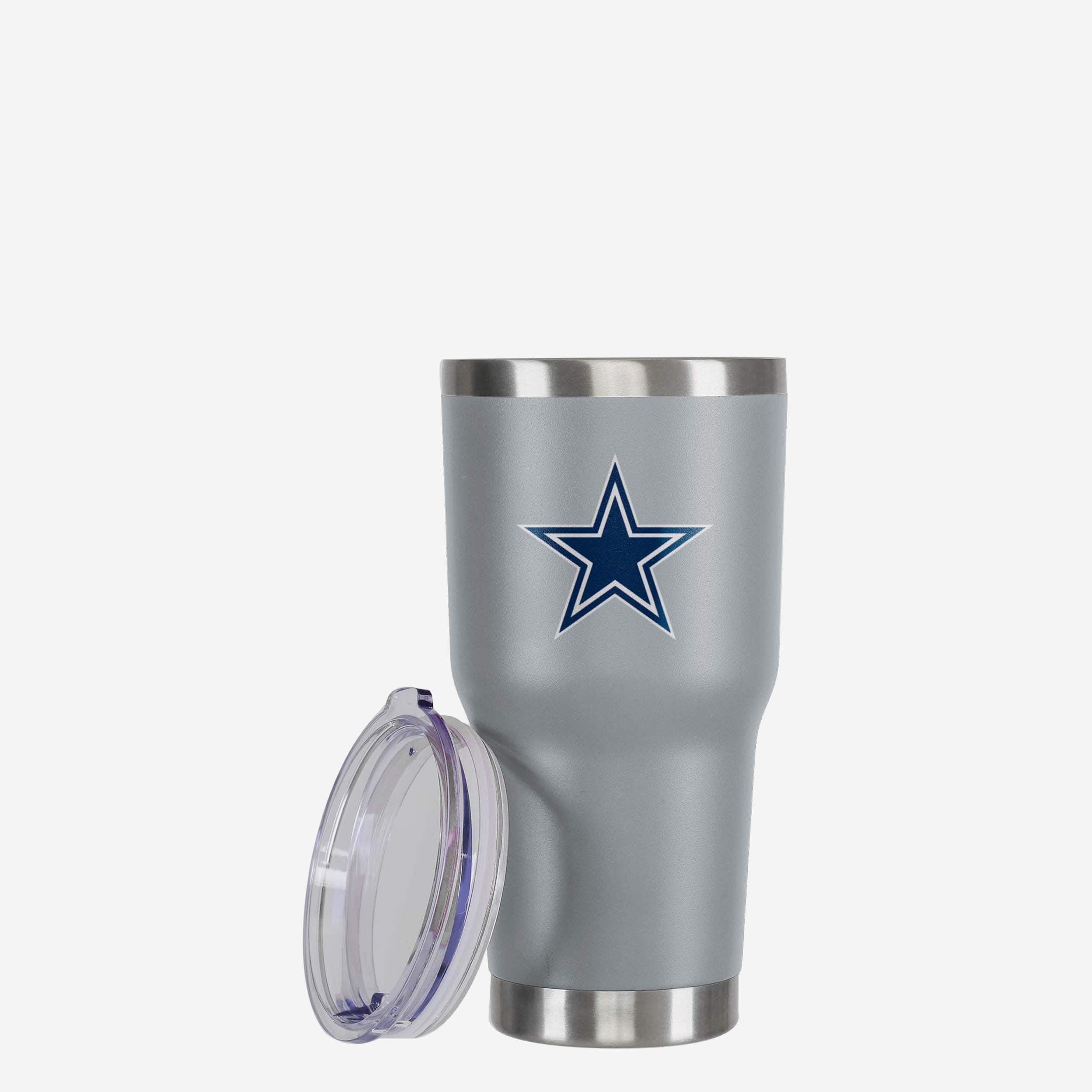 Dallas Cowboys Gray Team Logo 30 oz Tumbler - Image 3