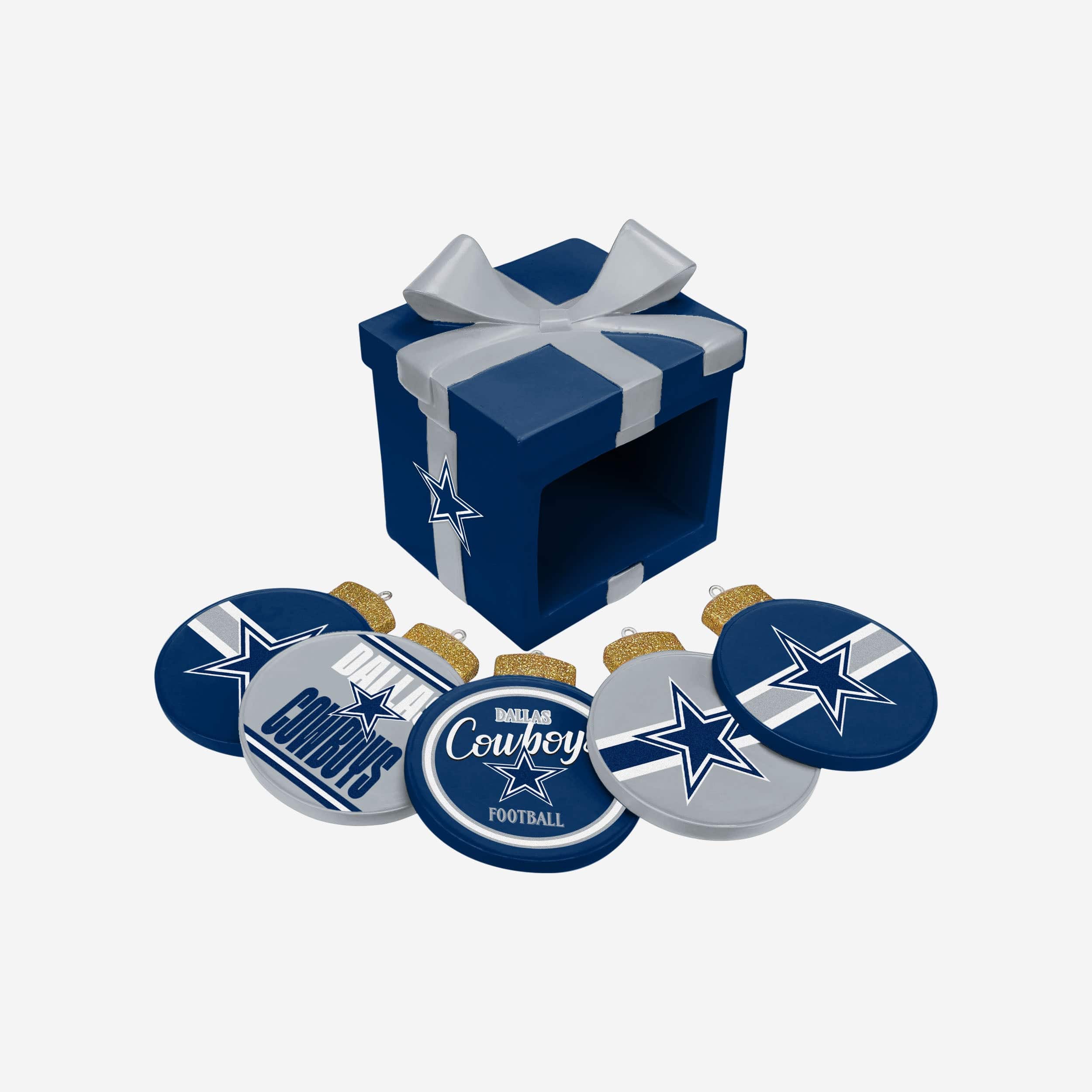 Dallas Cowboys Holiday 5 Pack Coaster Set - Image 3