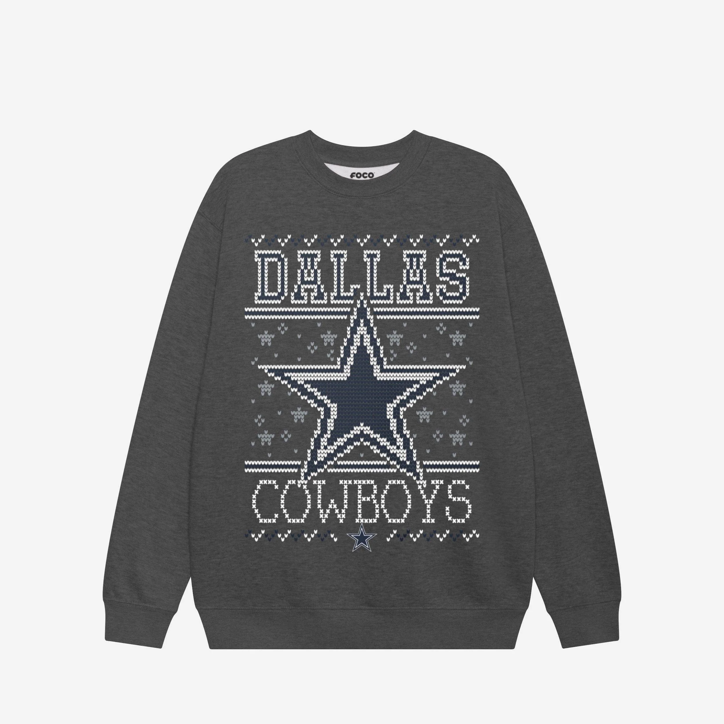 Dallas Cowboys Holiday Crew Neck Sweatshirt
